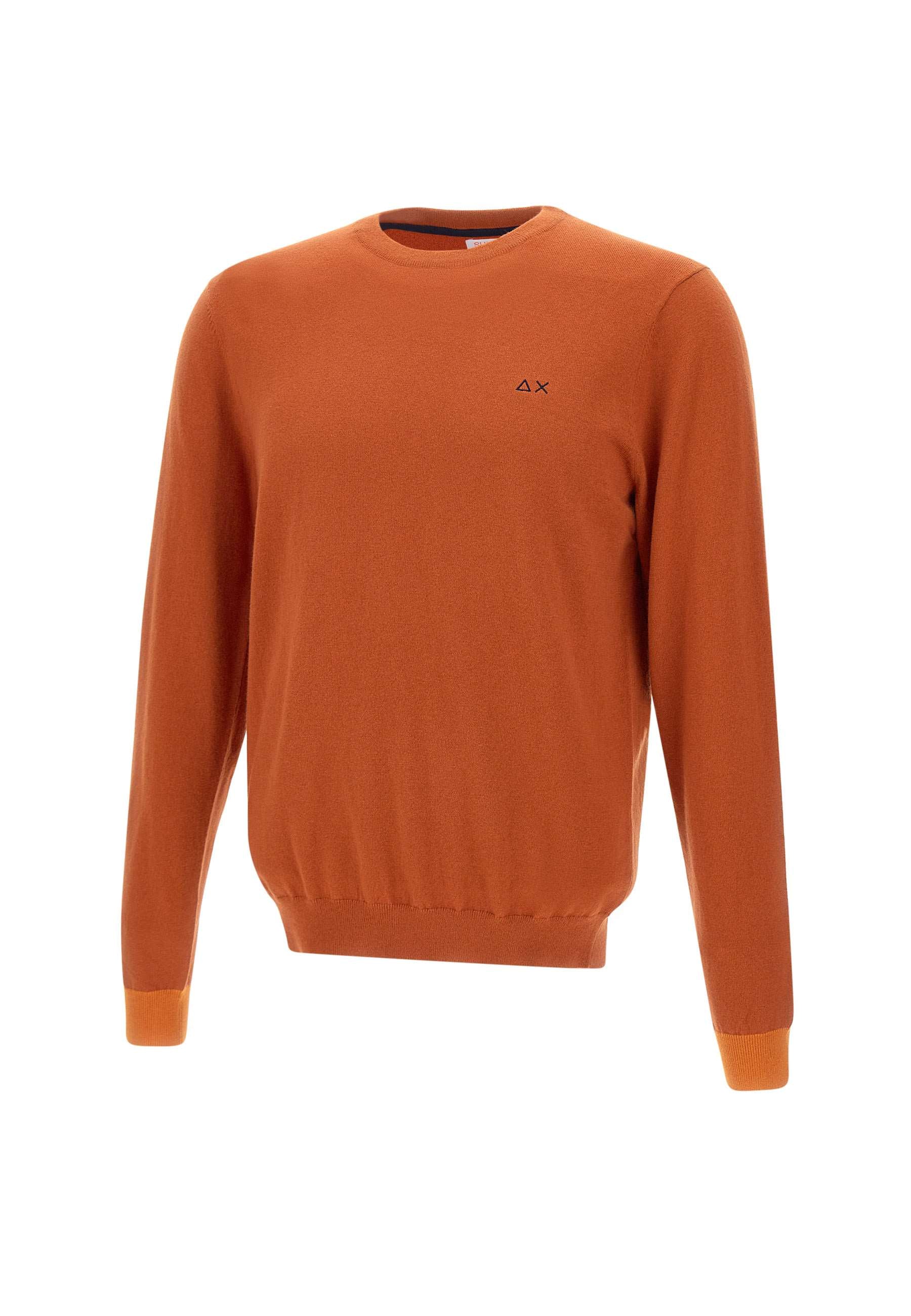 Sun68 K44127 Man Orange Sweaters - Zuklat