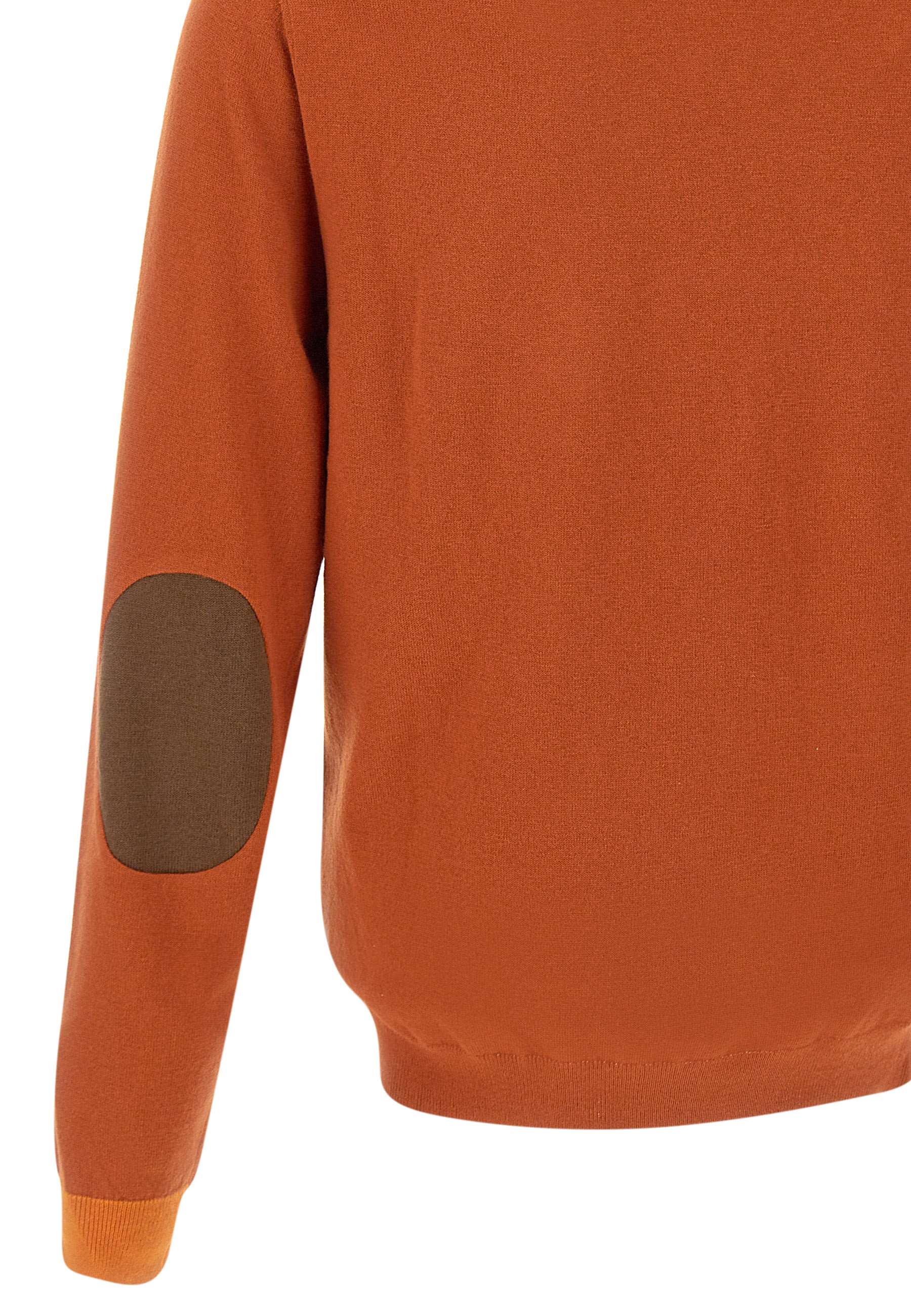 Sun68 K44127 Man Orange Sweaters - Zuklat