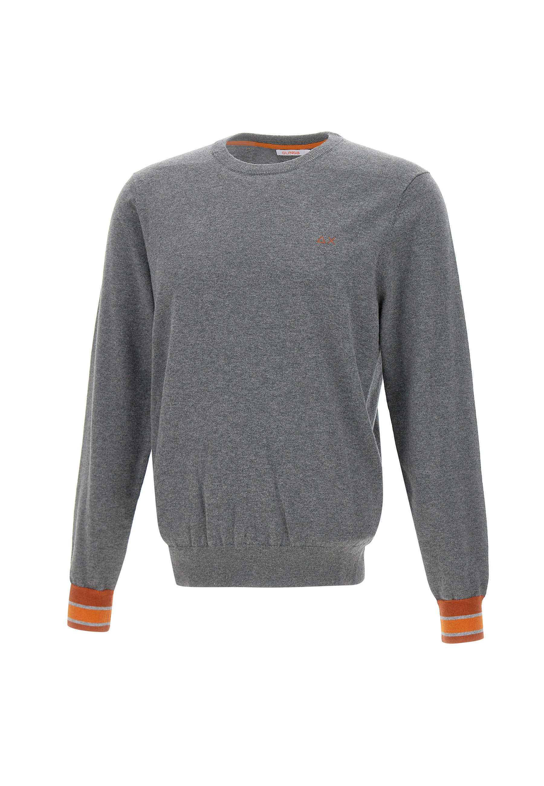 Sun68 K44129 Man Grey Sweaters - Zuklat