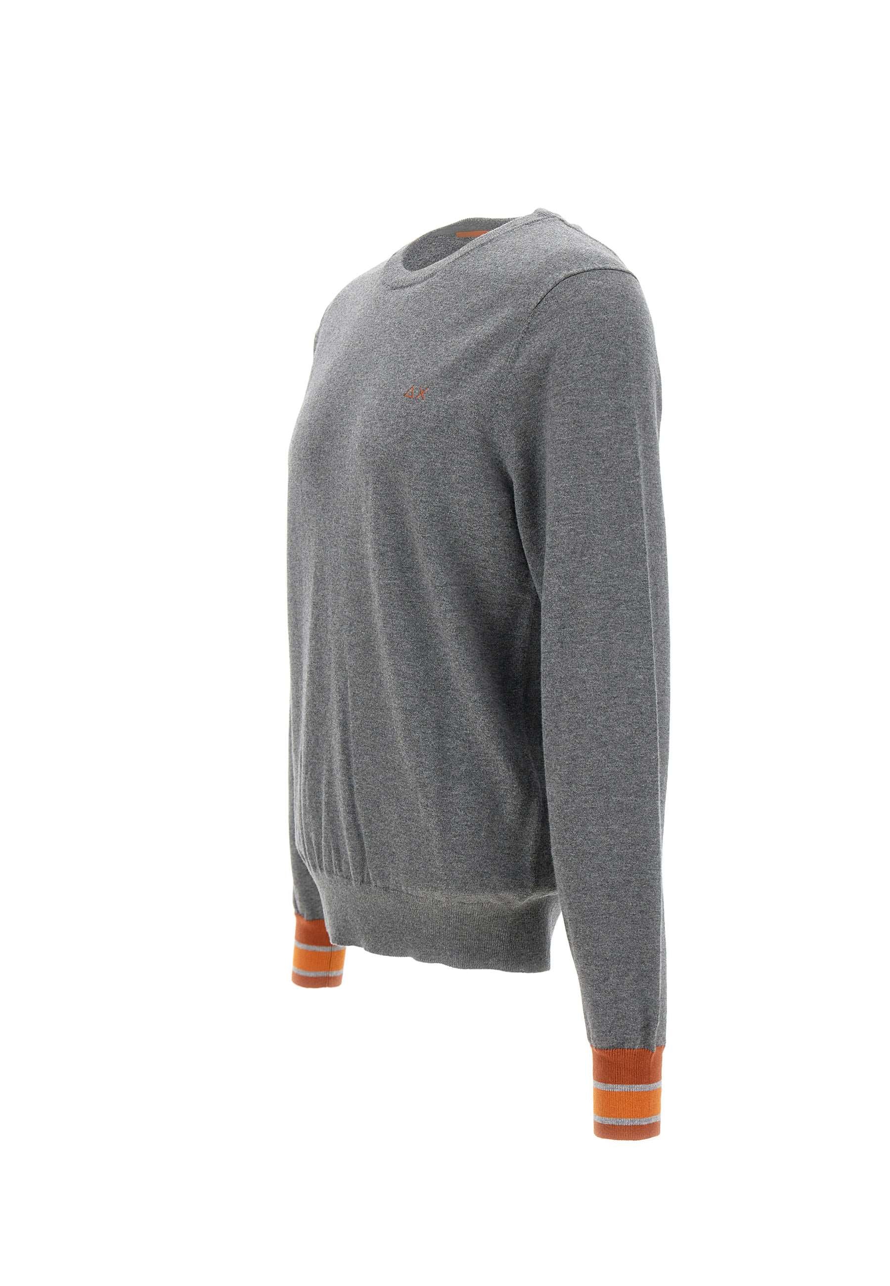 Sun68 K44129 Man Grey Sweaters - Zuklat