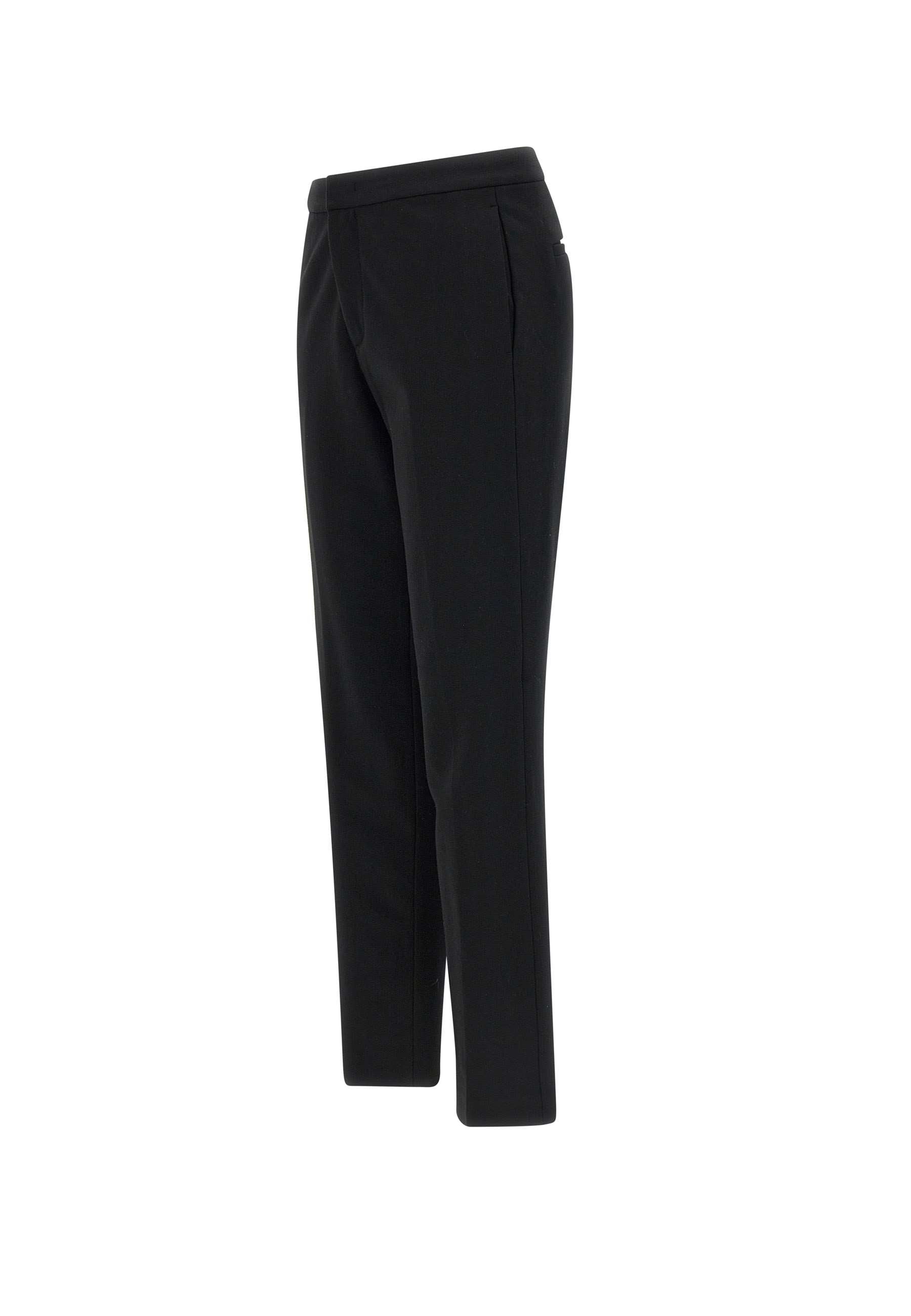 Fabiana Filippi PAD214F326D746 Woman Black Trousers - Zuklat