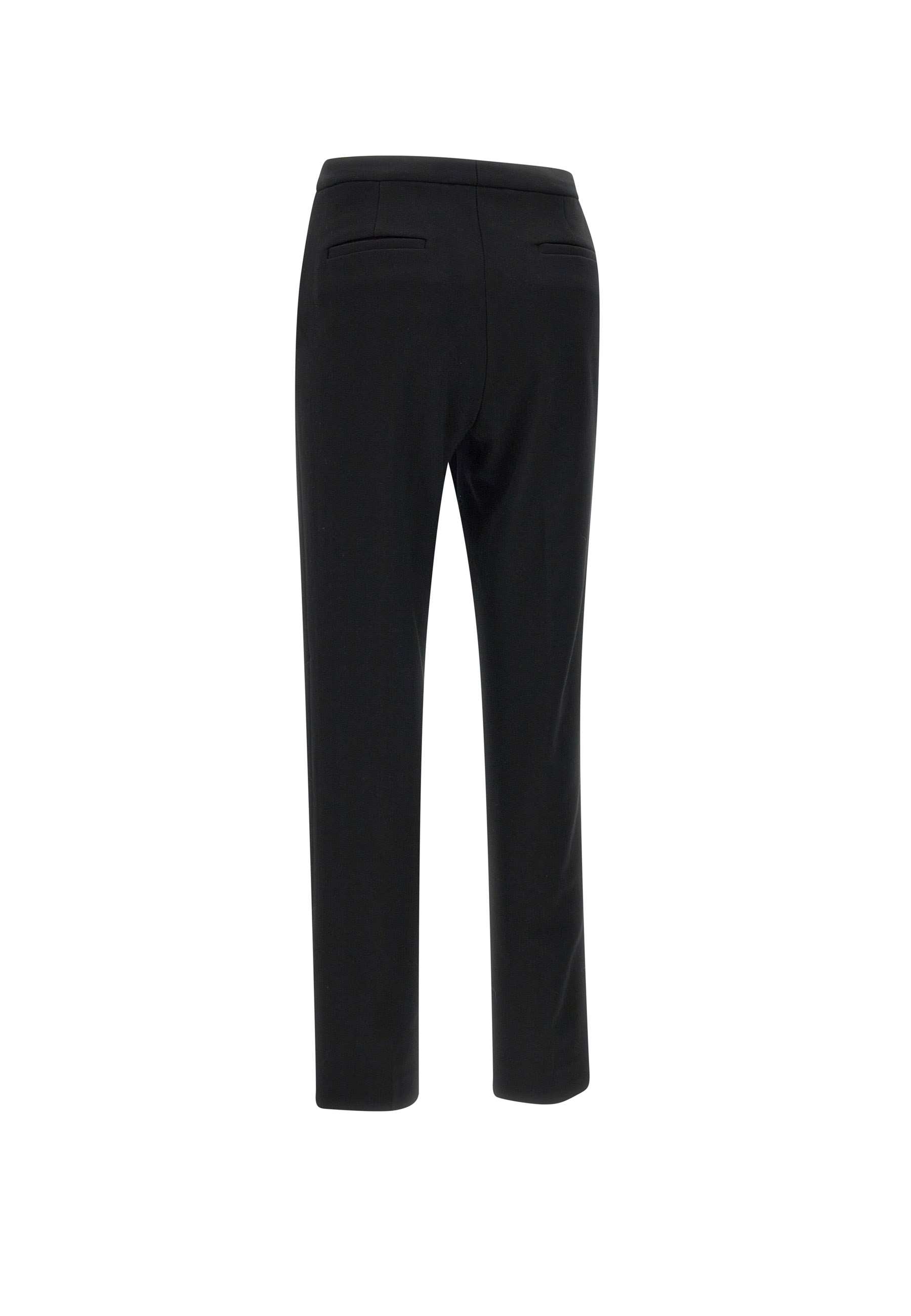 Fabiana Filippi PAD214F326D746 Woman Black Trousers - Zuklat