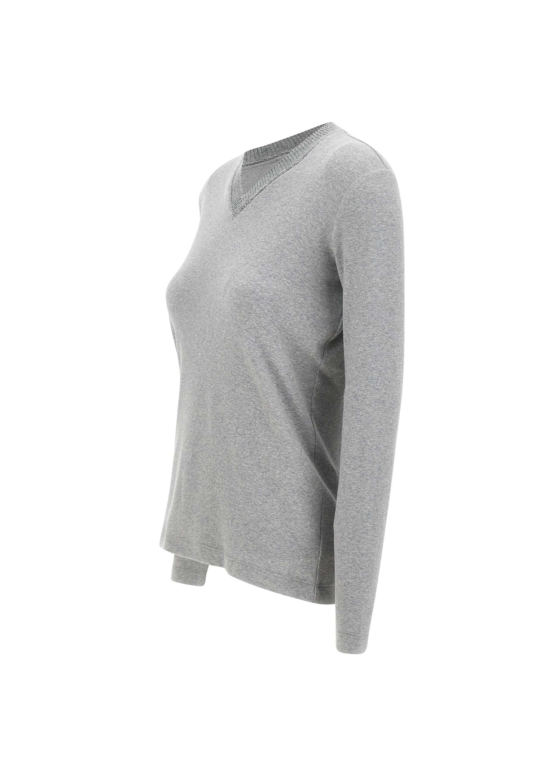 Fabiana Filippi JED224F605L079 Woman Grey Sweaters - Zuklat