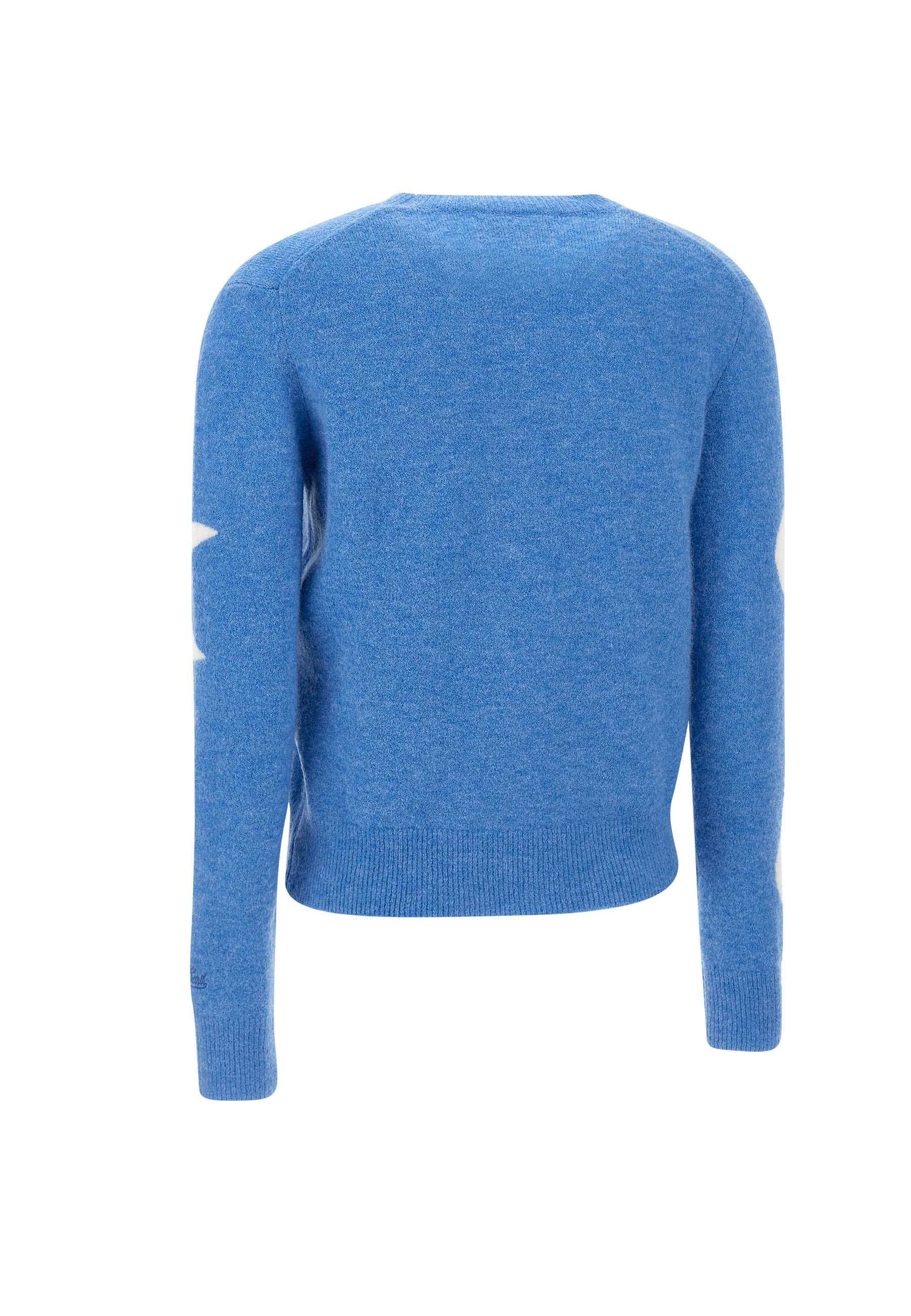 MC2 Saint Barth QUE0014 Woman Blue Sweaters - Zuklat