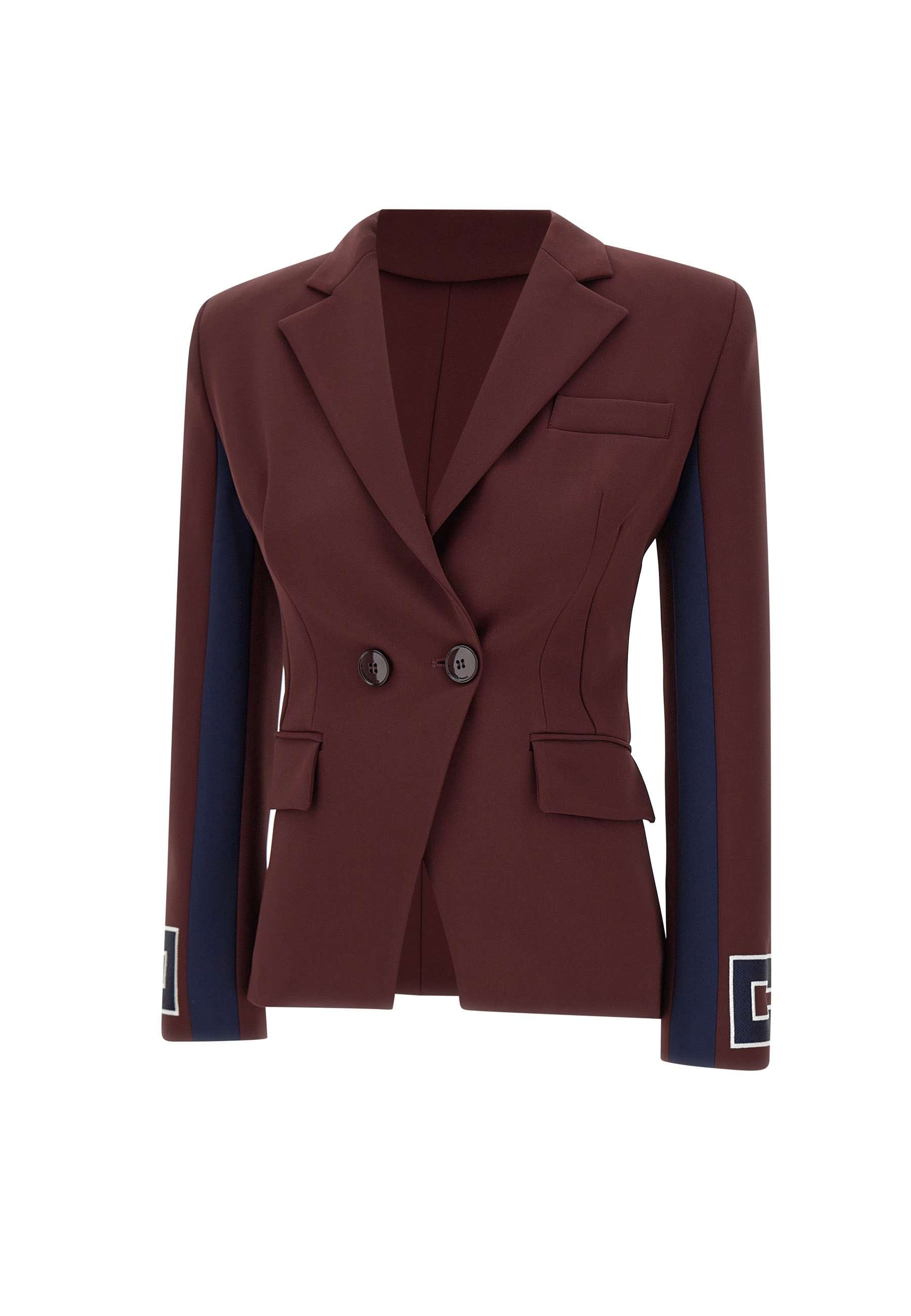 Elisabetta Franchi GI08246E3 Woman Bordeaux Jackets - Zuklat