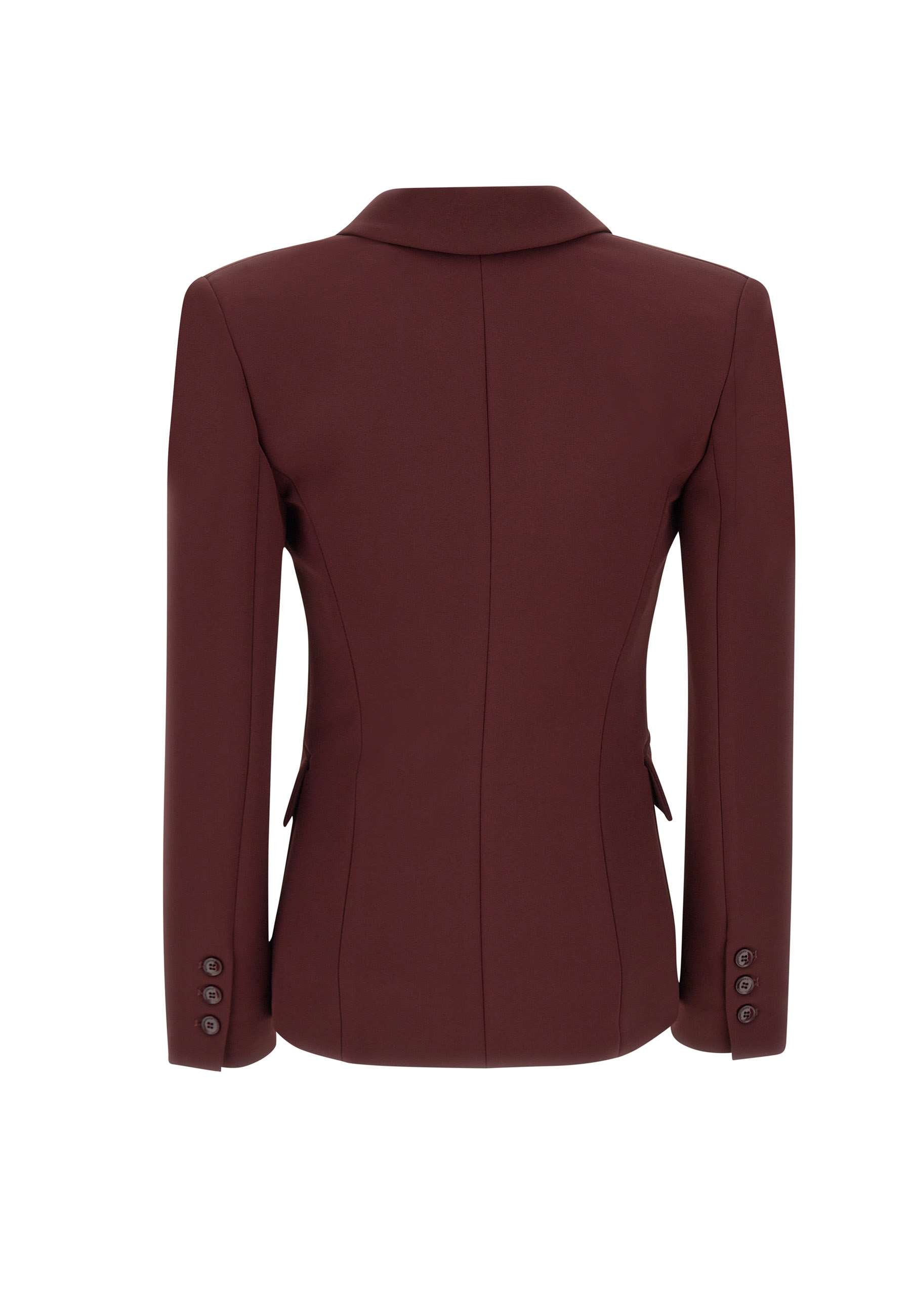 Elisabetta Franchi GI08246E3 Woman Bordeaux Jackets - Zuklat