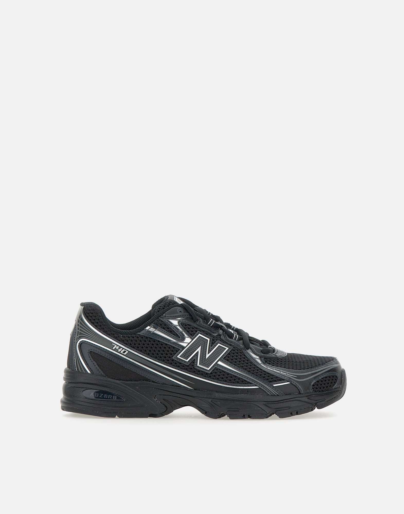 New Balance U740BM2 Unisex Black Sneakers - Zuklat