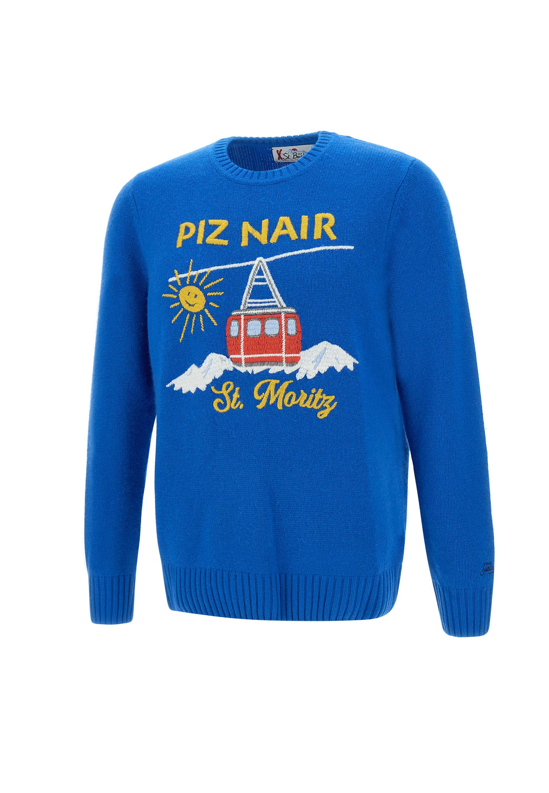 MC2 Saint Barth BOMD005 Man Blue Sweaters - Zuklat