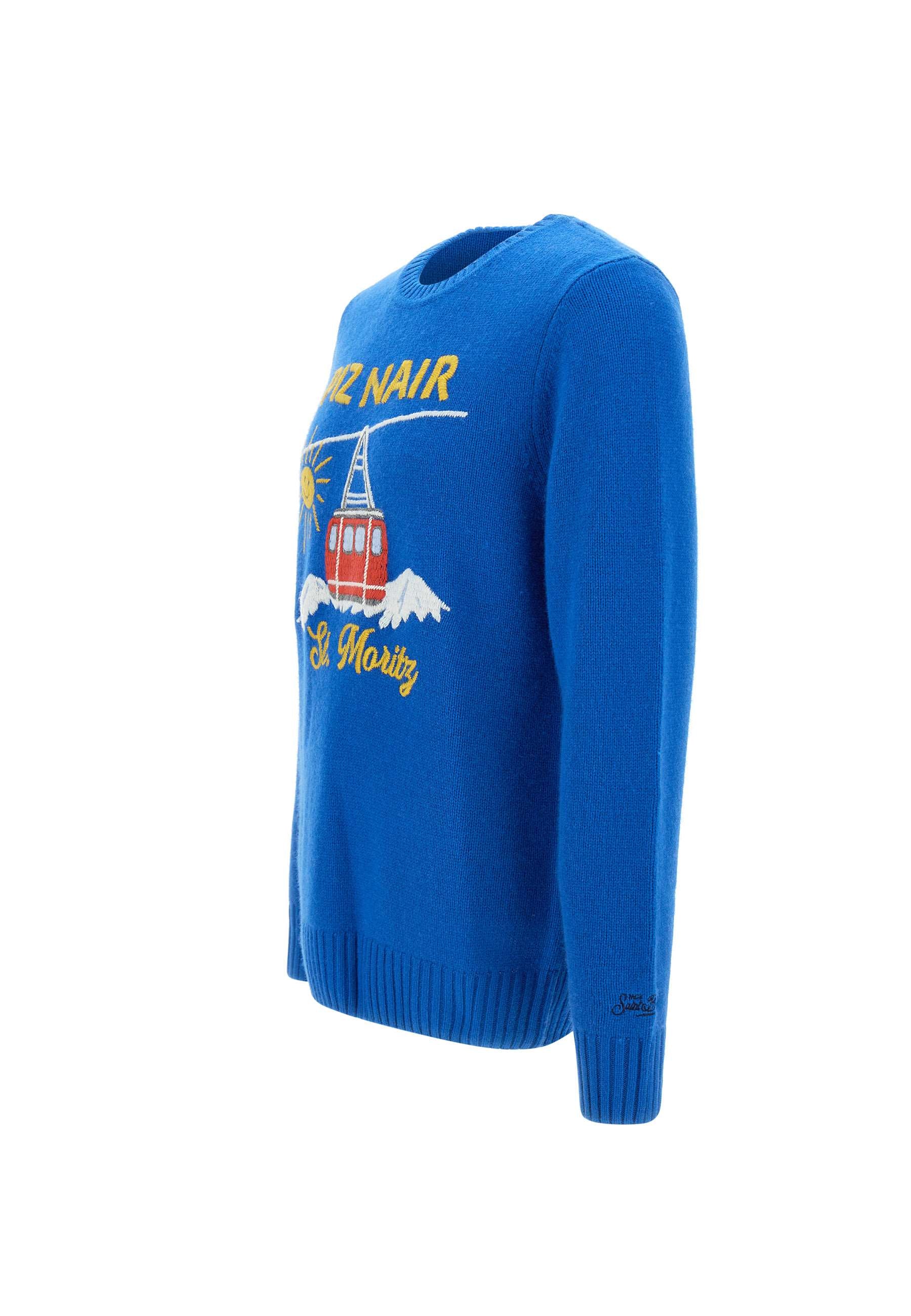 MC2 Saint Barth BOMD005 Man Blue Sweaters - Zuklat