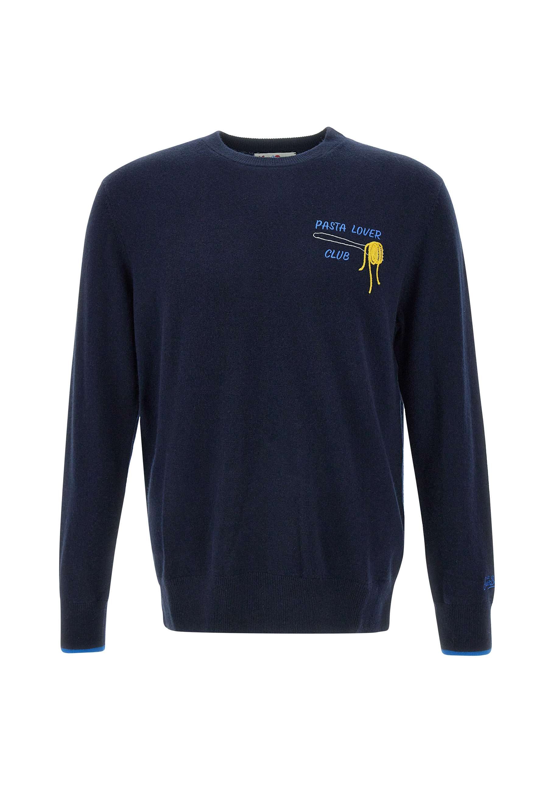 MC2 Saint Barth HER0005 Man Blue Sweaters - Zuklat