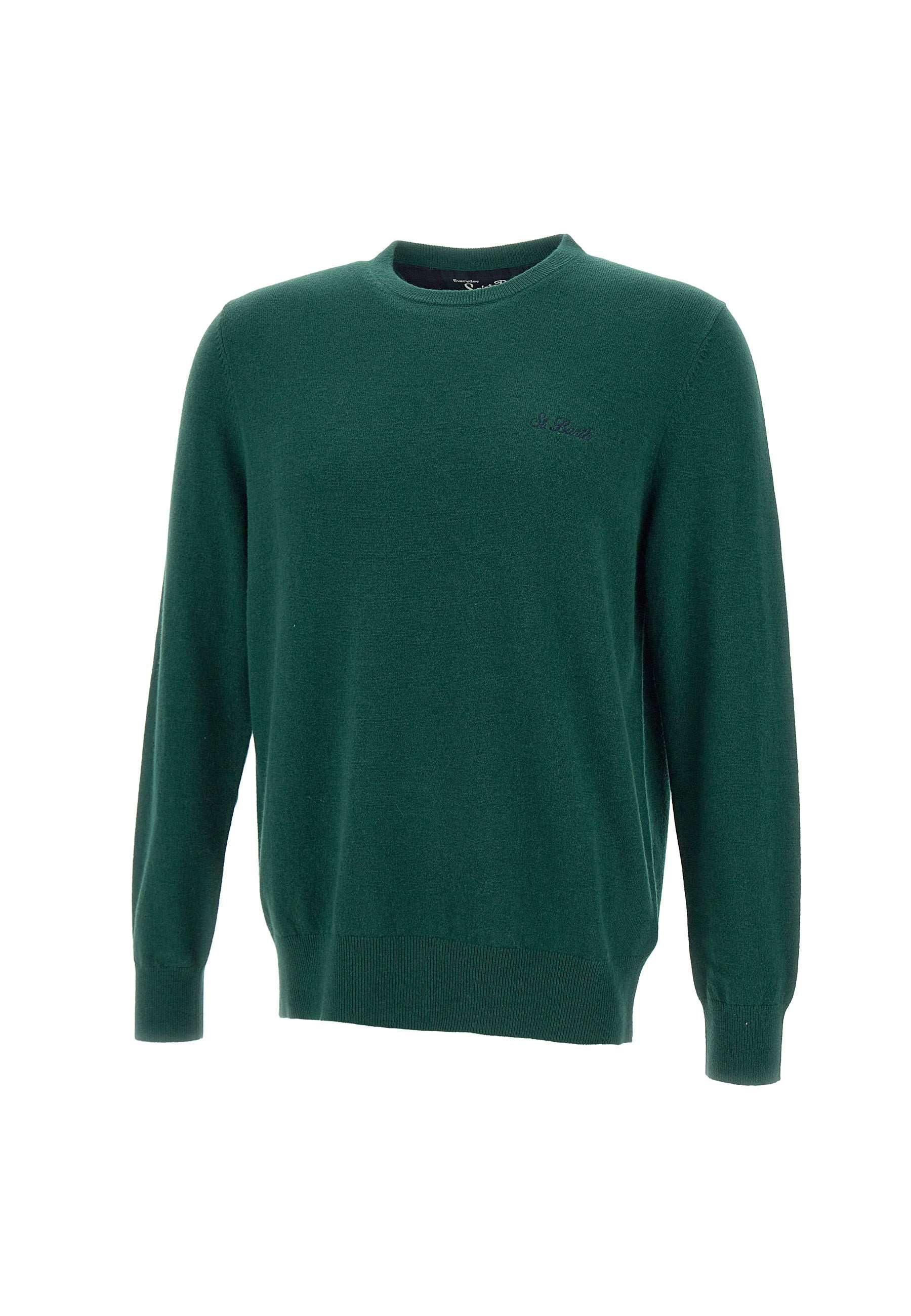 MC2 Saint Barth REGE003 Man Green Sweaters - Zuklat