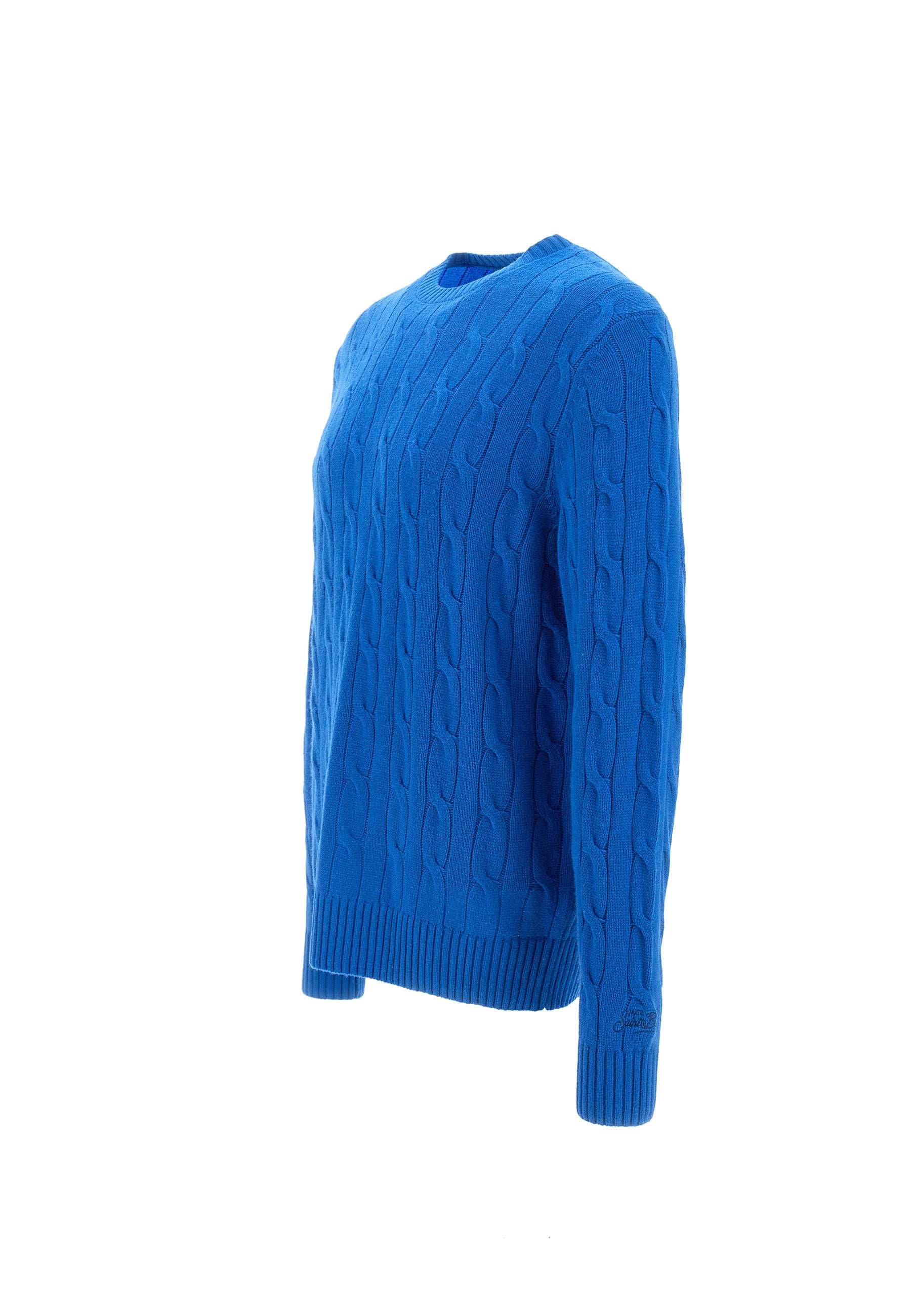 MC2 Saint Barth REGE003 Man Blue Sweaters - Zuklat