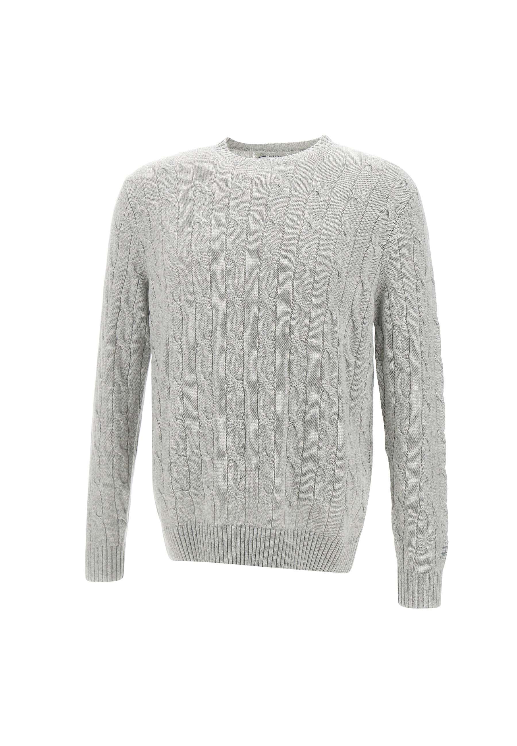 MC2 Saint Barth REGE003 Man Grey Sweaters - Zuklat