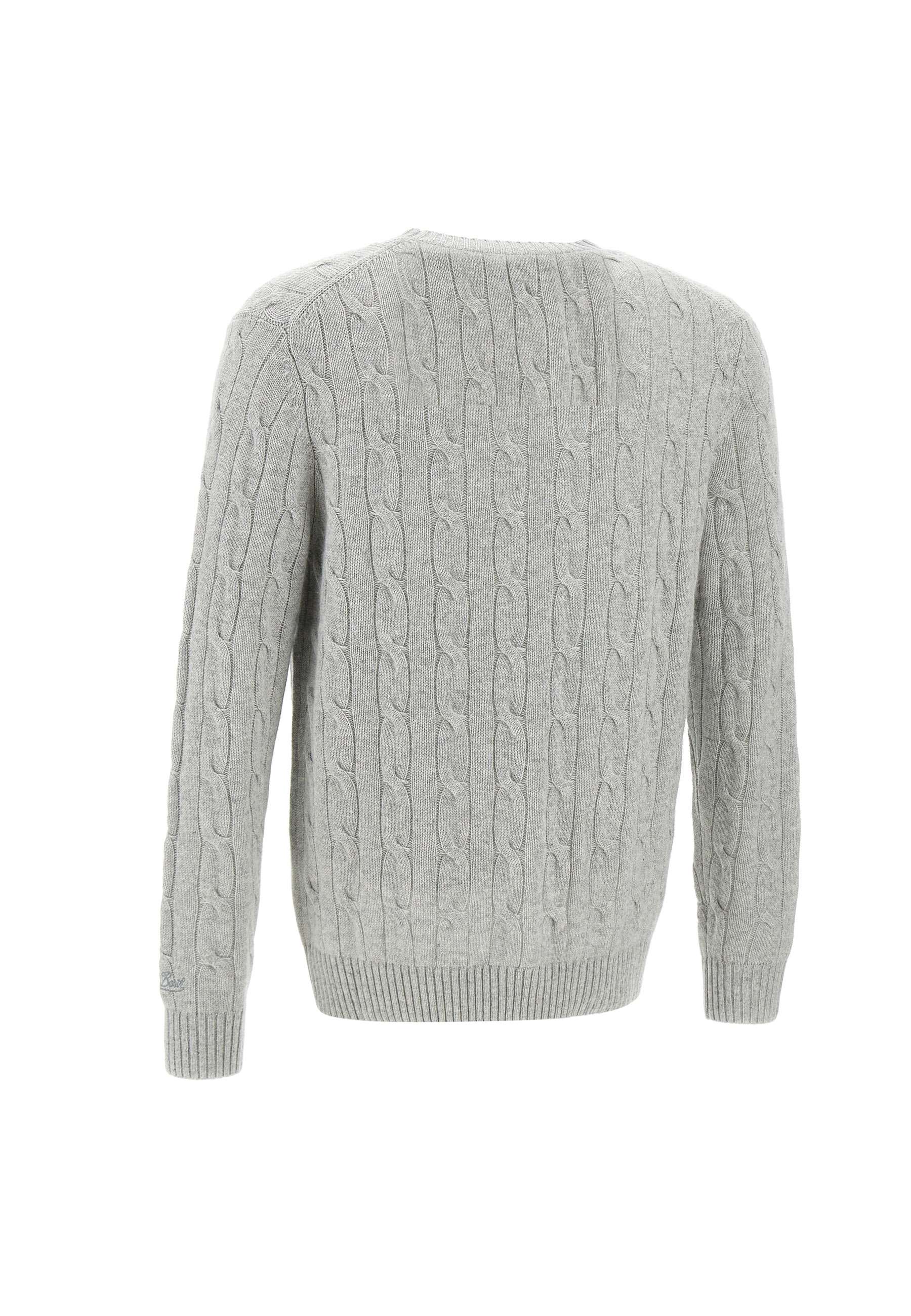 MC2 Saint Barth REGE003 Man Grey Sweaters - Zuklat