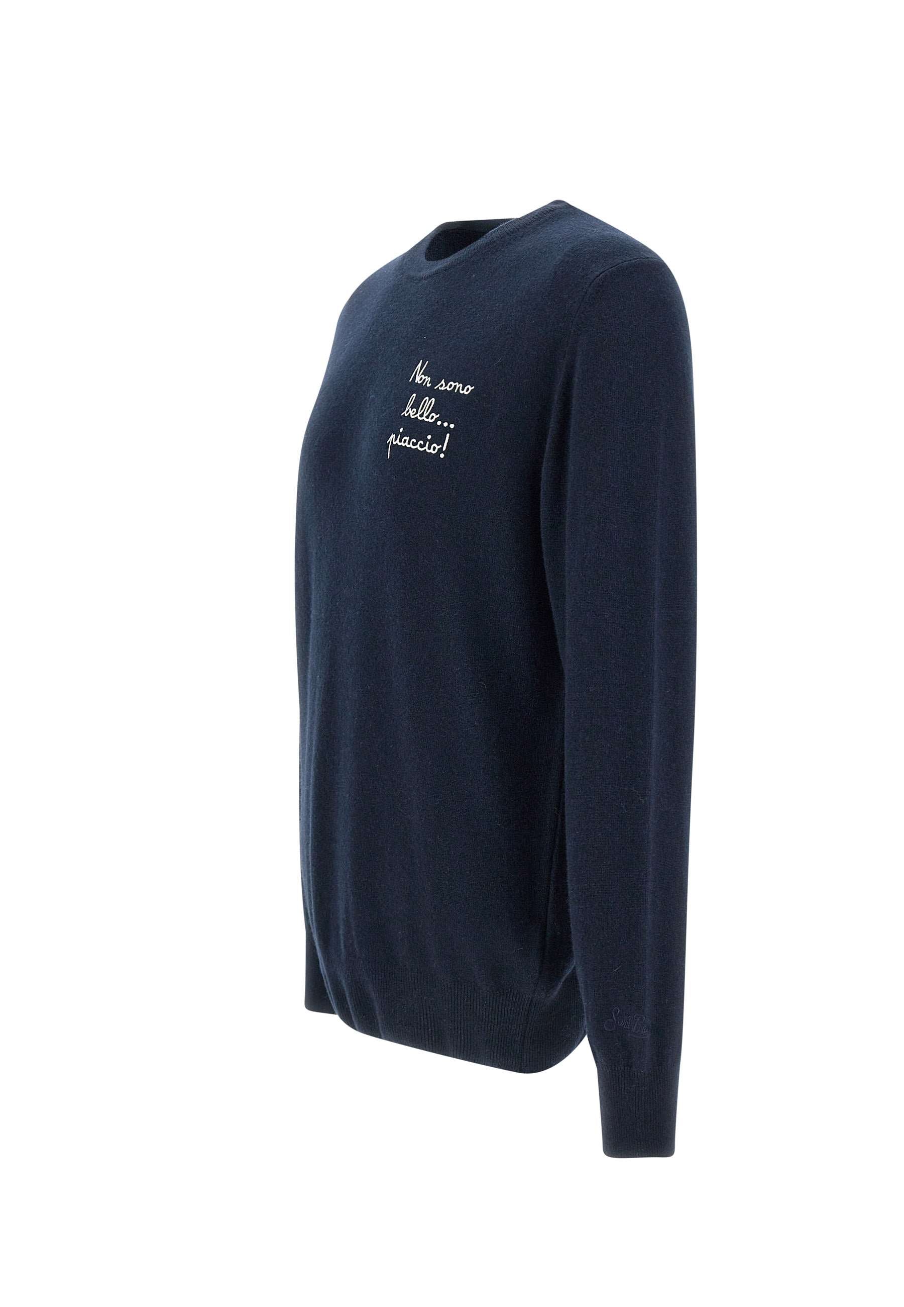 MC2 Saint Barth HER0005 Man Blue Sweaters - Zuklat