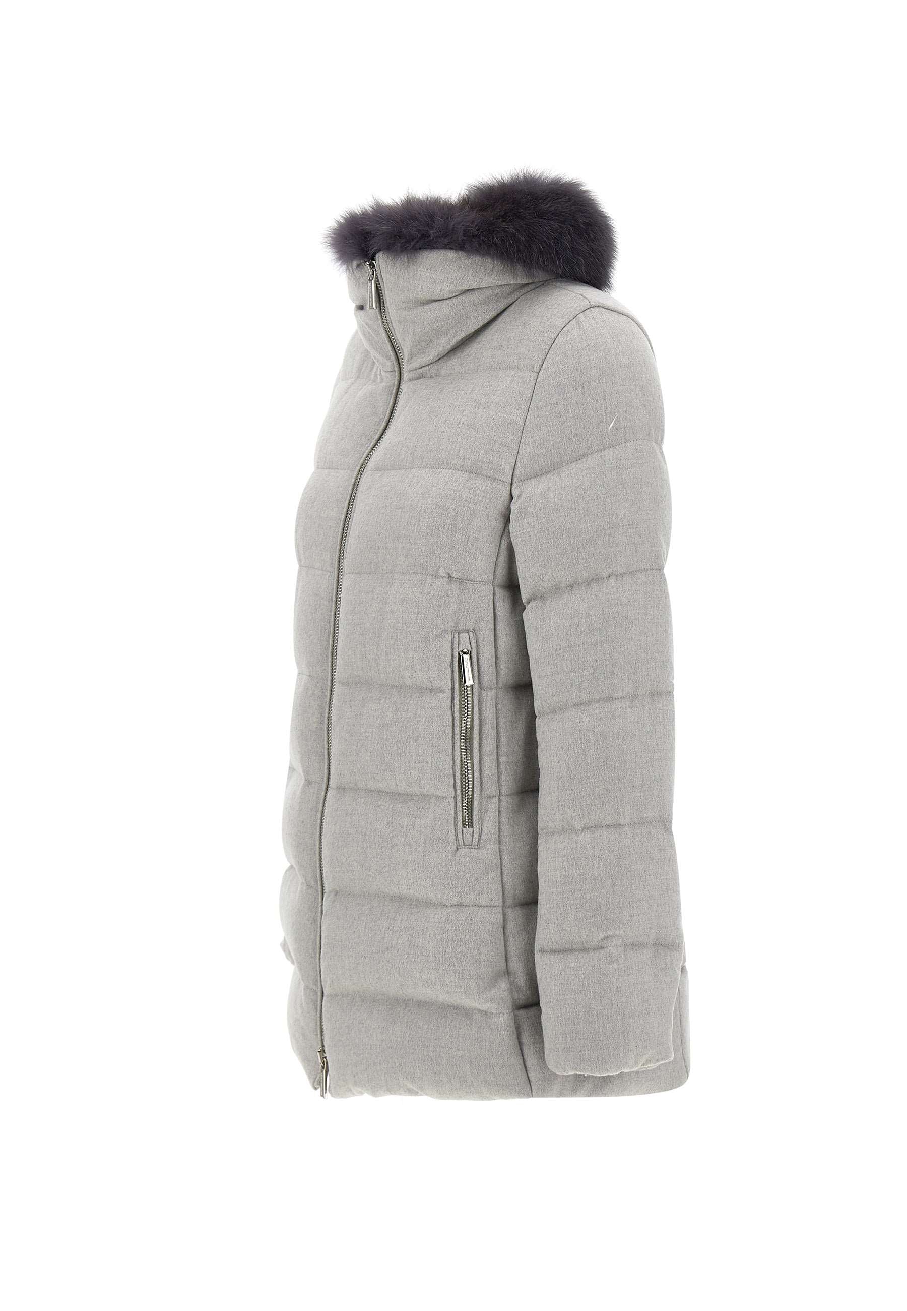 Moorer DORADO Woman Grey Coats - Zuklat