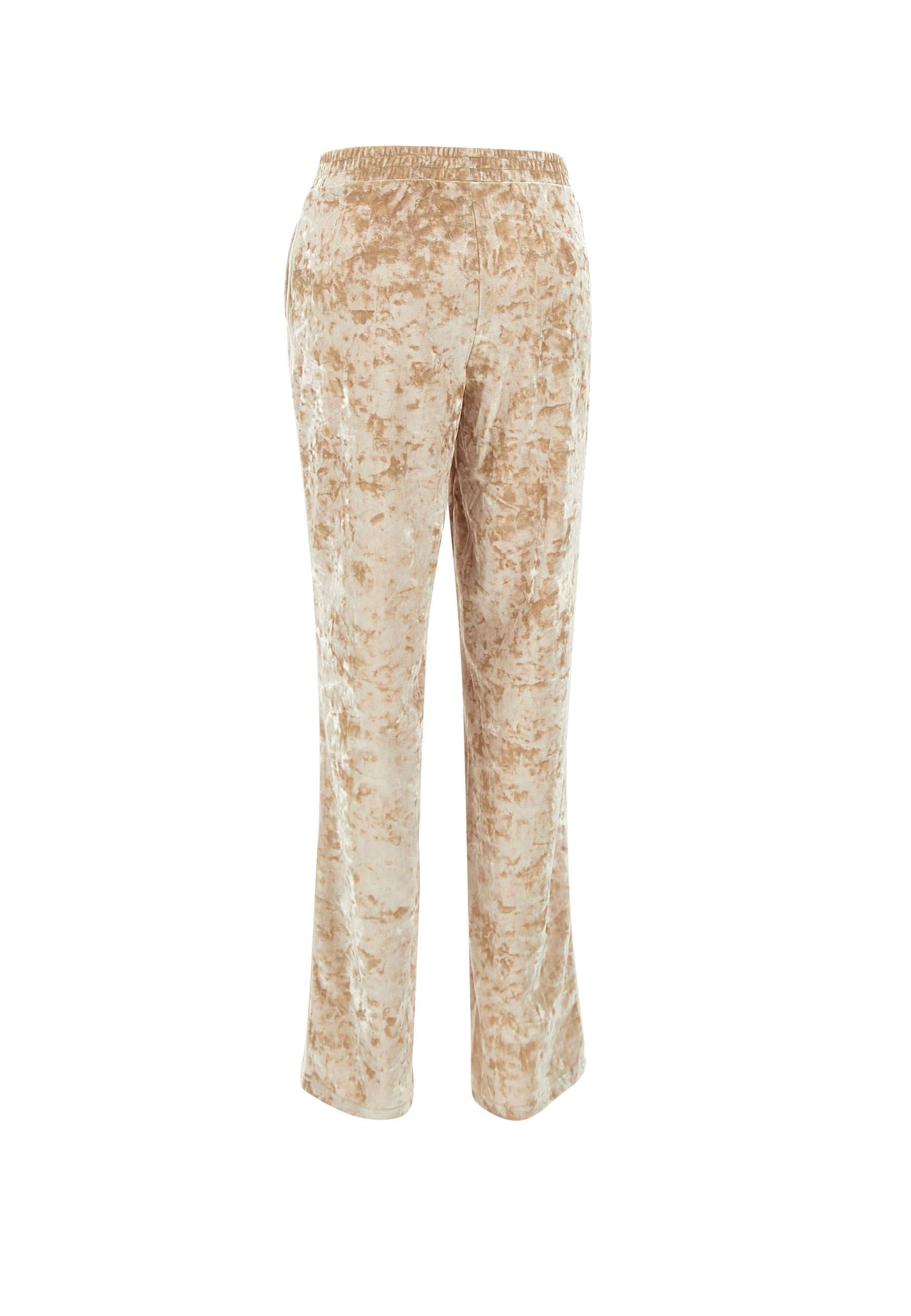 MC2 Saint Barth YVO0001 Woman Beige Trousers - Zuklat