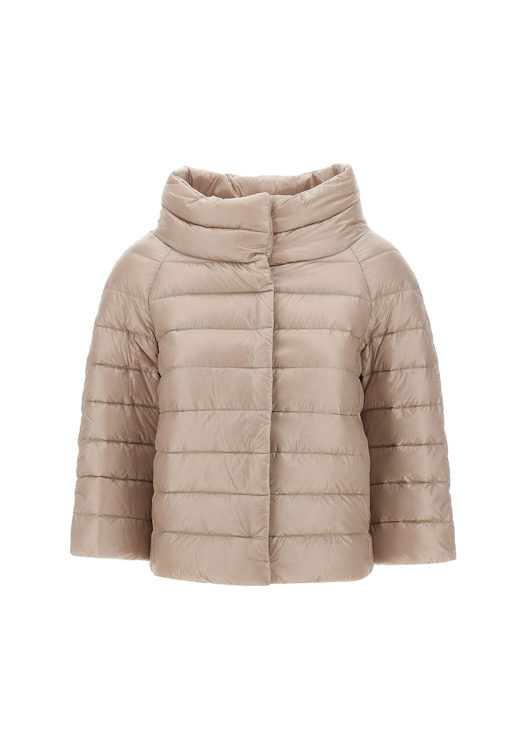 Herno PI0046DIC Woman Beige Coats - Zuklat