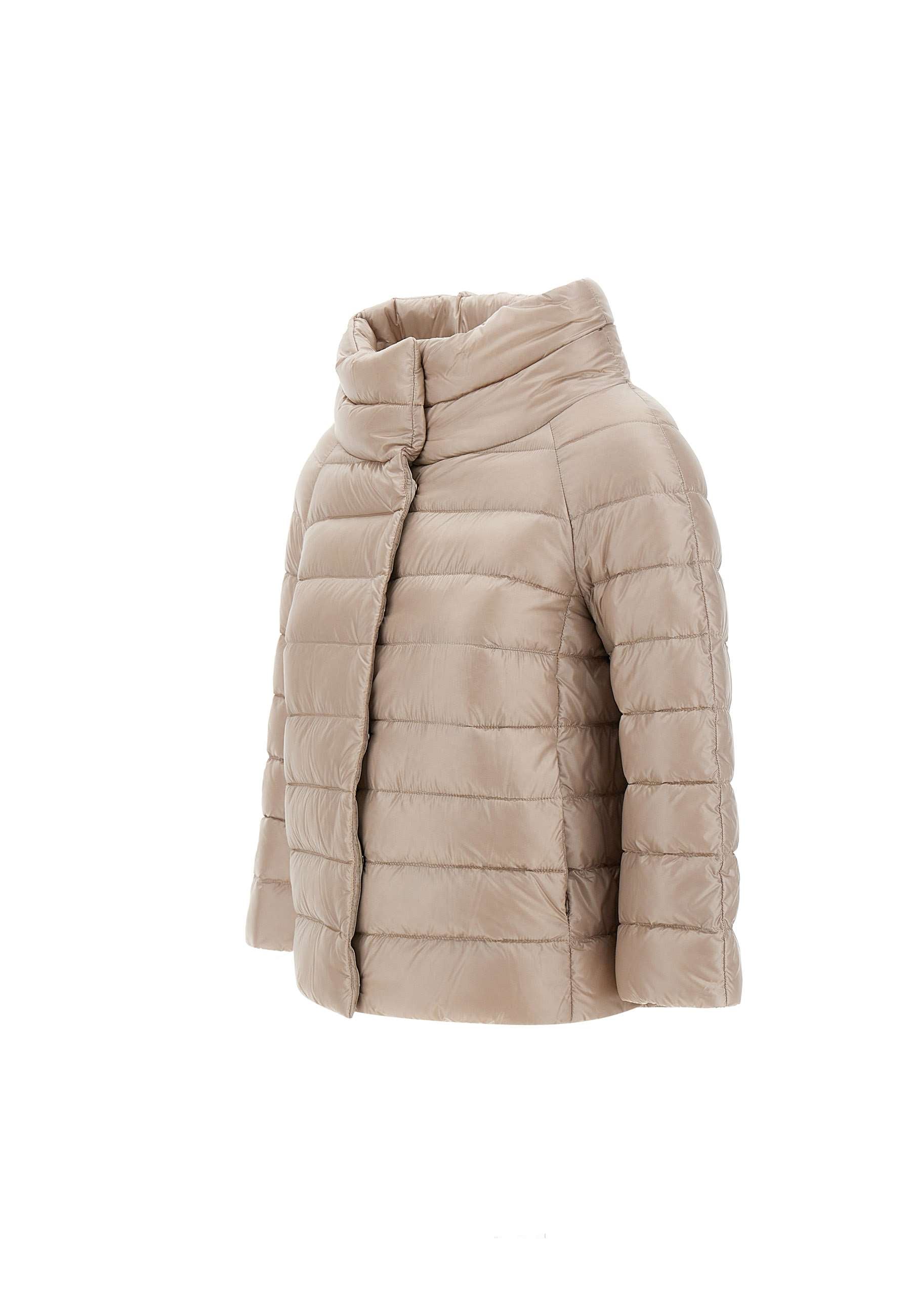 Herno PI0046DIC Woman Beige Coats - Zuklat