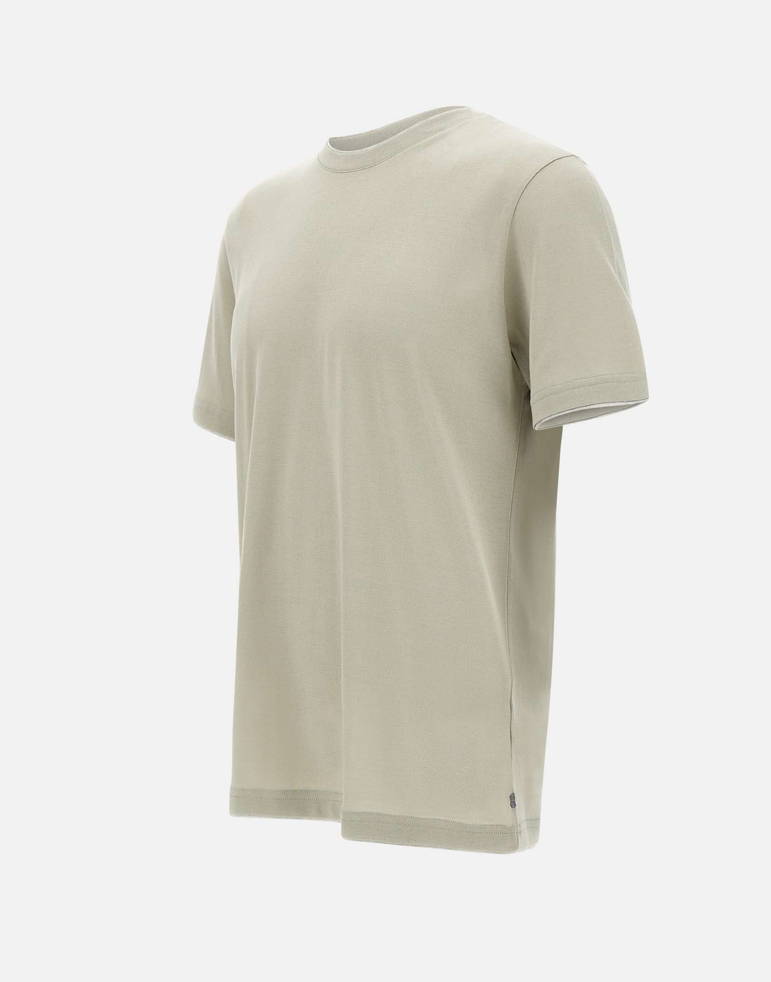 Eleventy J75TSHJ01 Man BEIGE/green T-shirts and Polos - Zuklat