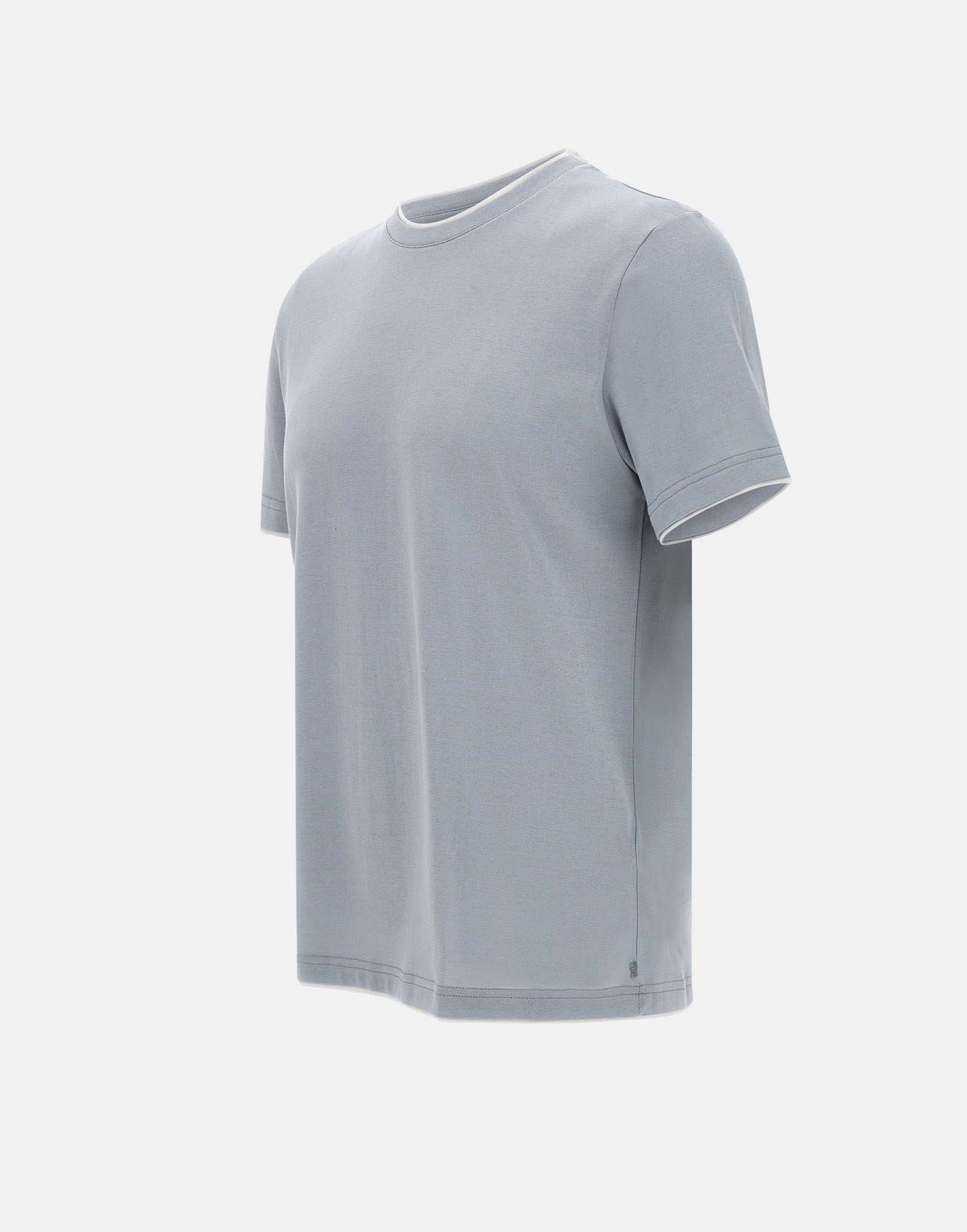 Eleventy J75TSHJ01 Man Blue T-shirts and Polos - Zuklat