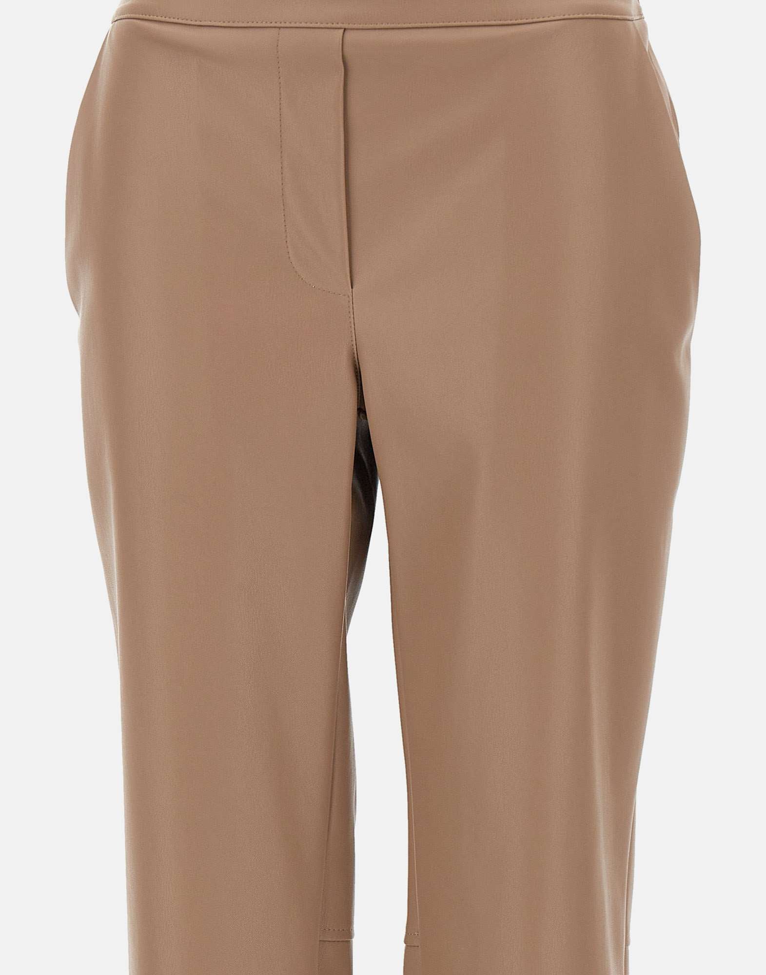 Kaos PI5LE003 Woman Brown Trousers - Zuklat