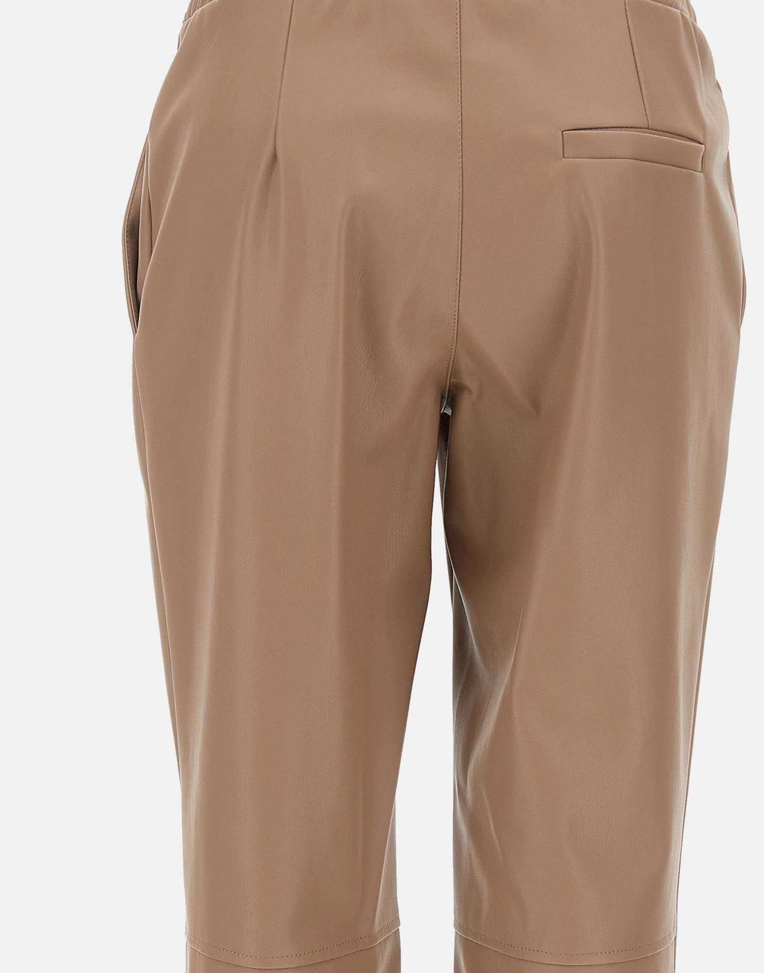 Kaos PI5LE003 Woman Brown Trousers - Zuklat