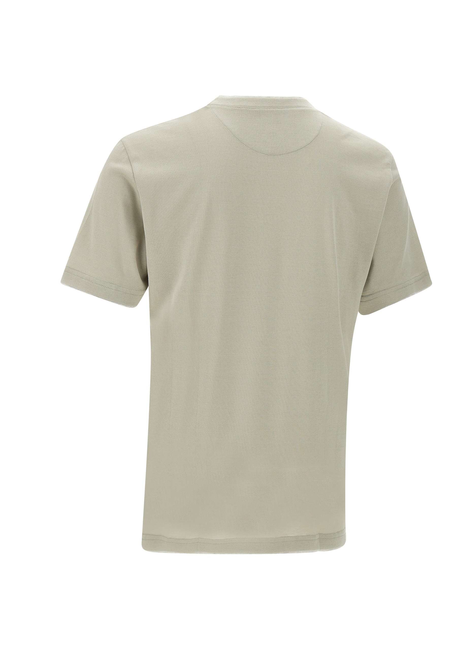 Eleventy J75TSHJ01 Man BEIGE/green T-shirts and Polos - Zuklat