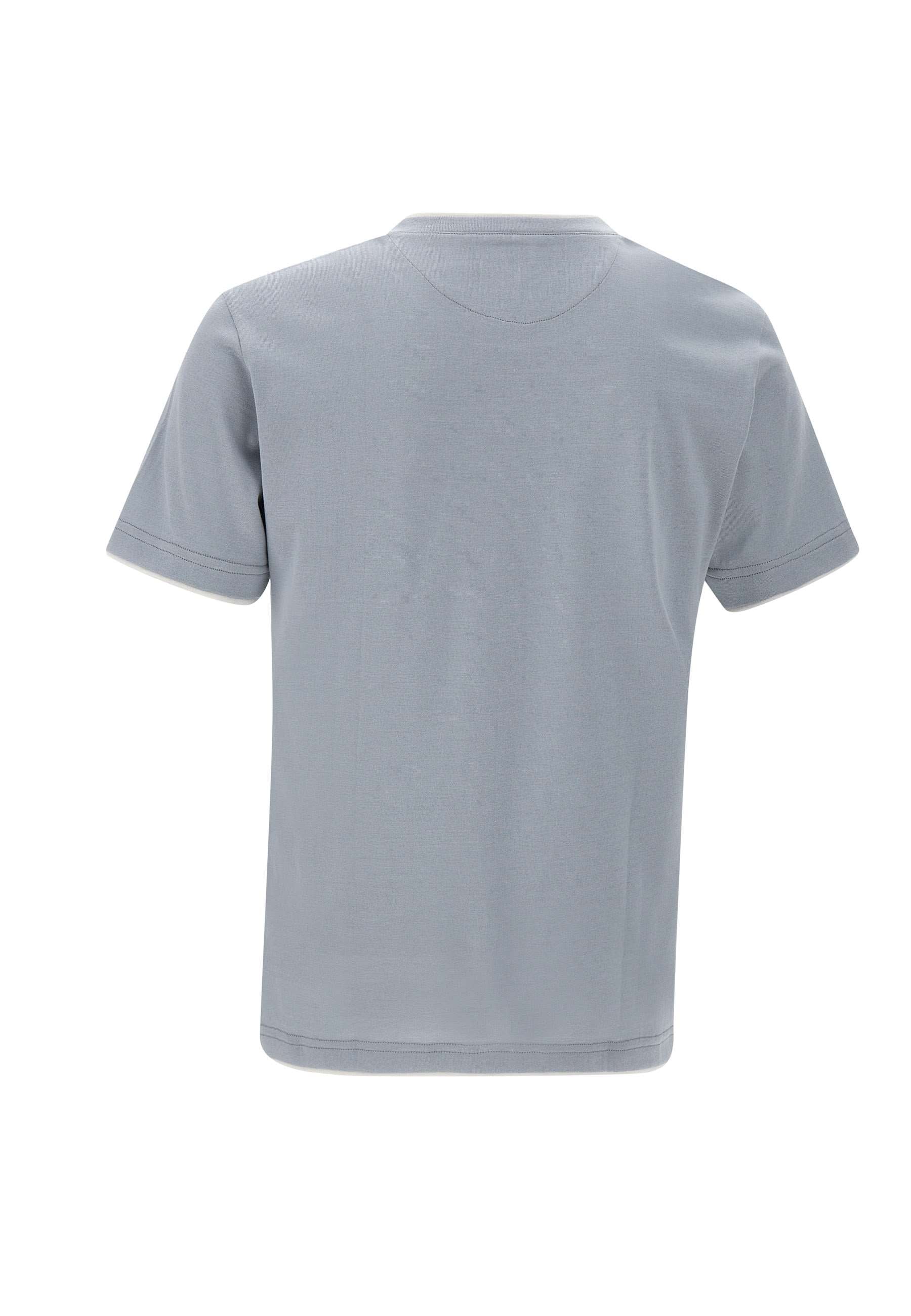 Eleventy J75TSHJ01 Man Blue T-shirts and Polos - Zuklat