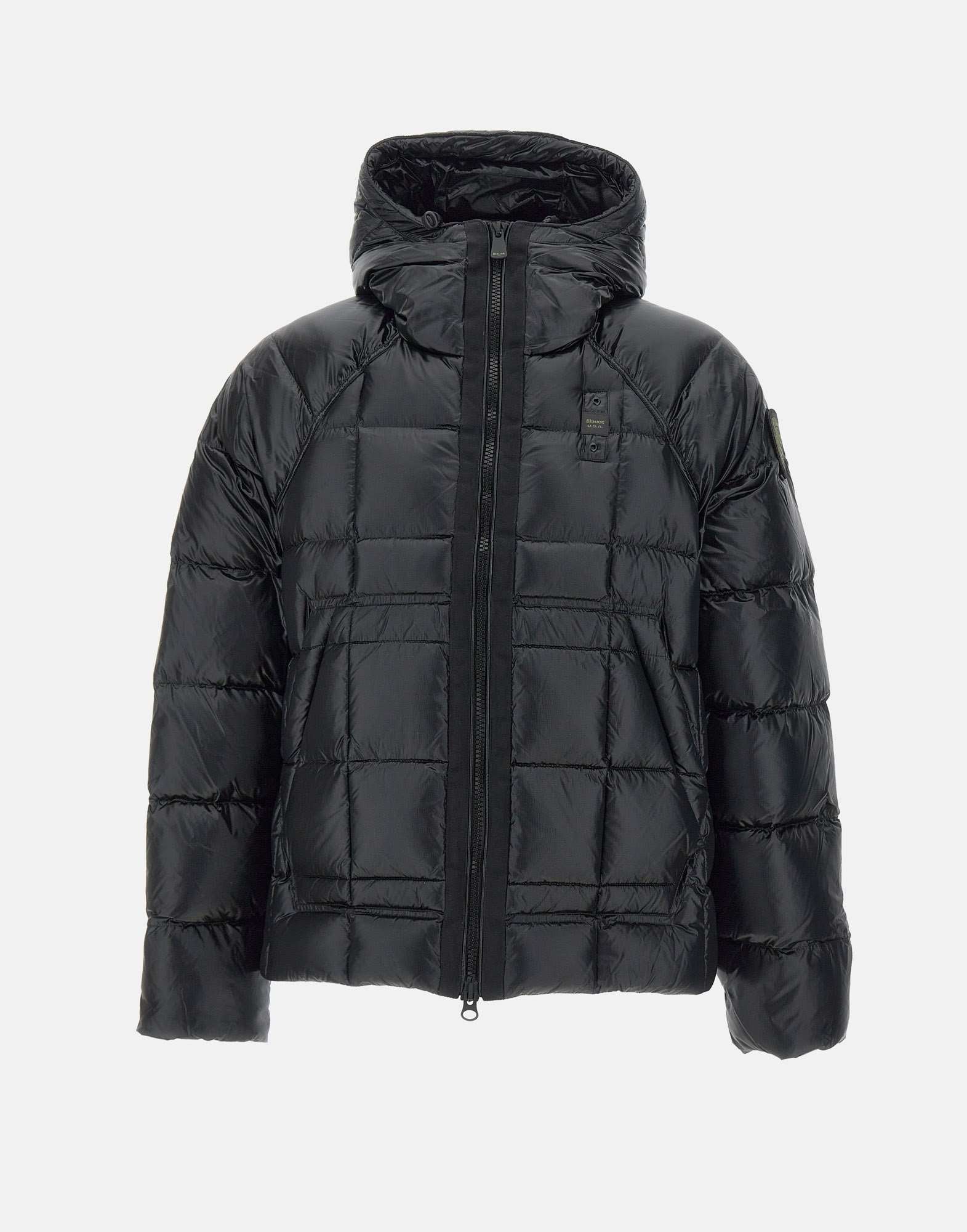 Blauer 24WBLUC03177 Man Black Coats - Zuklat