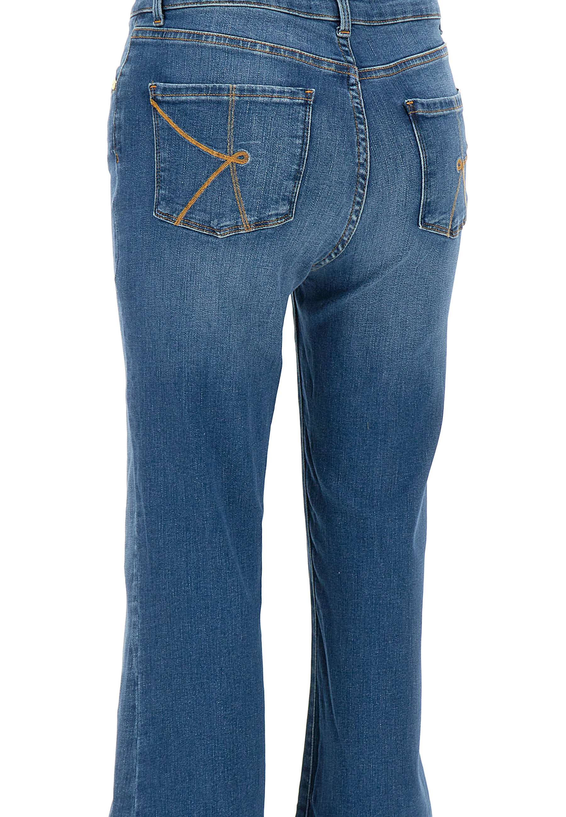 Kaos QI6MG022 Woman Blue Jeans - Zuklat