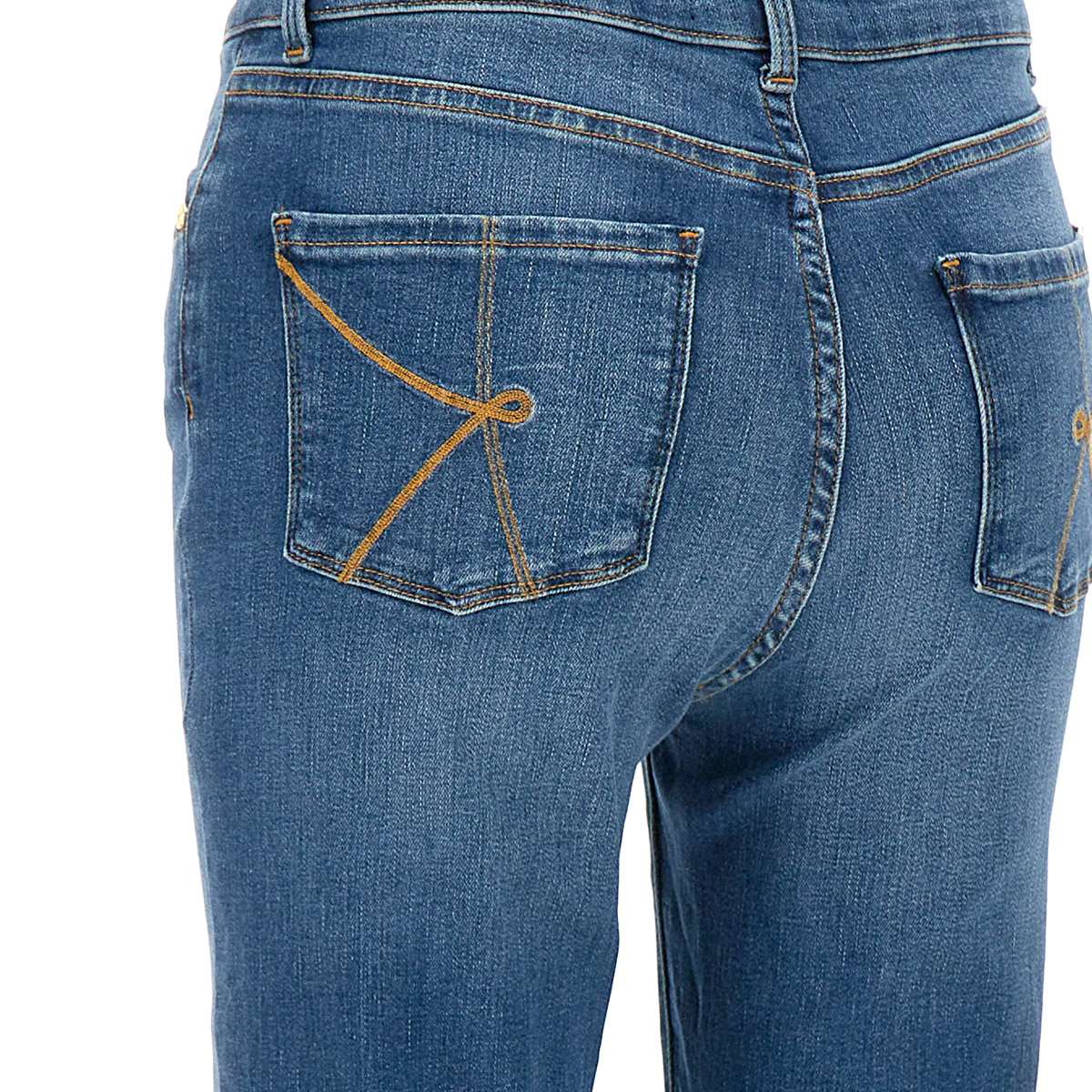 Kaos QI6MG022 Woman Blue Jeans - Zuklat