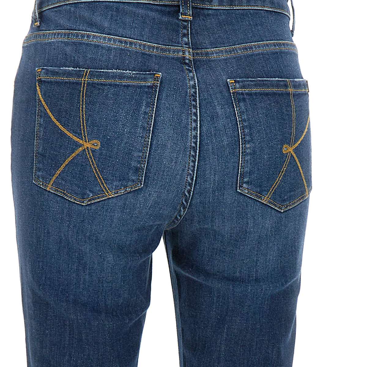 Kaos QI6MG021 Woman Blue Jeans - Zuklat