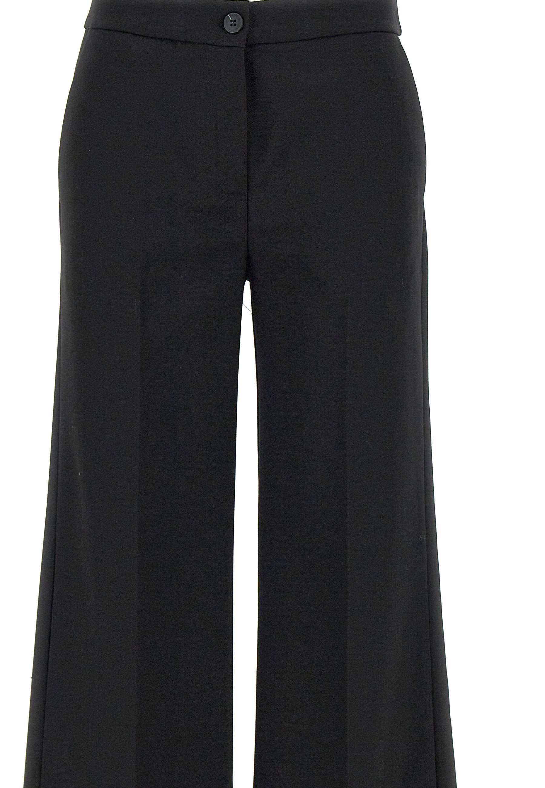 Kaos QI5CO009 Woman Black Trousers - Zuklat