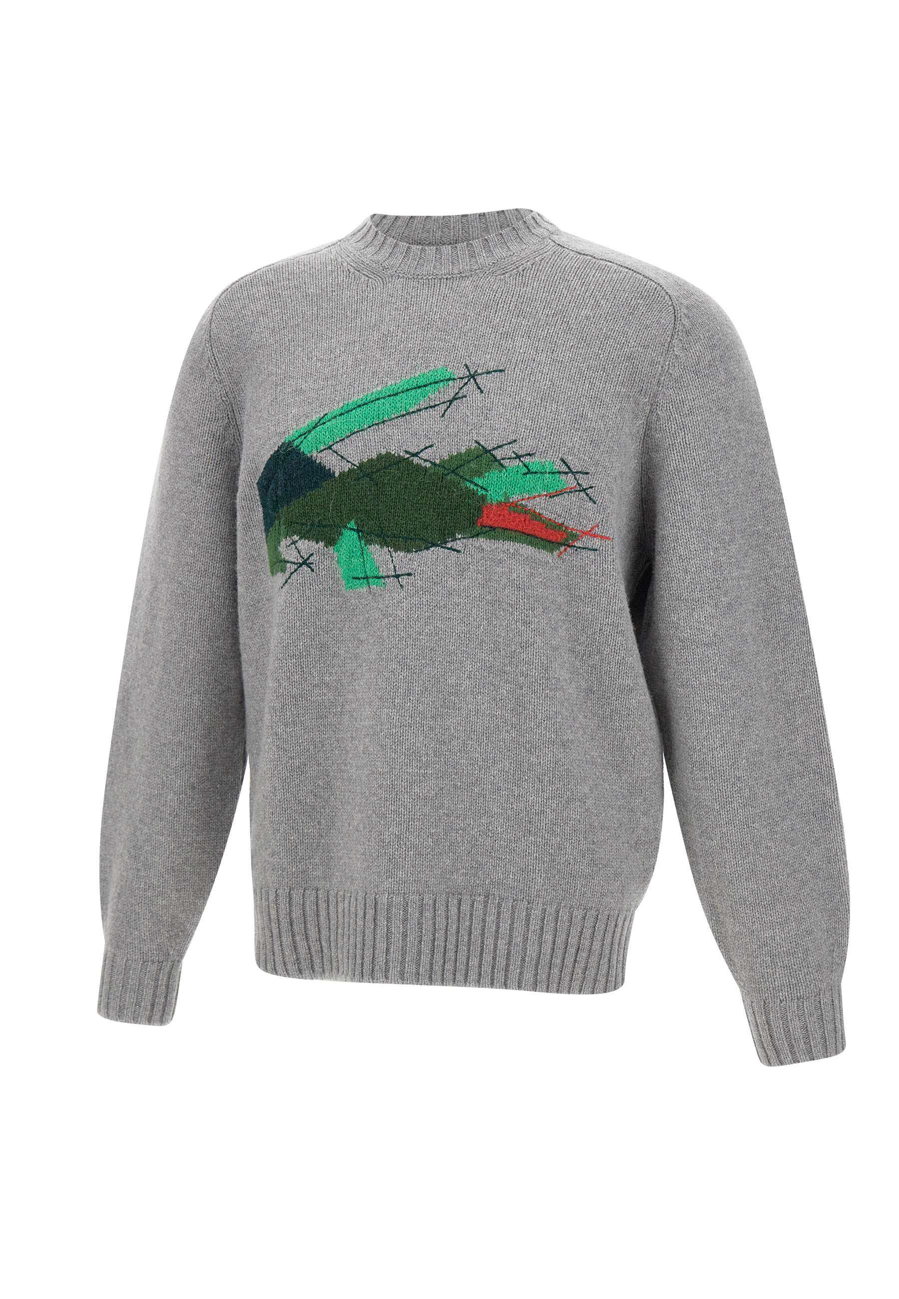 Lacoste AH3145 Man Grey Sweaters - Zuklat