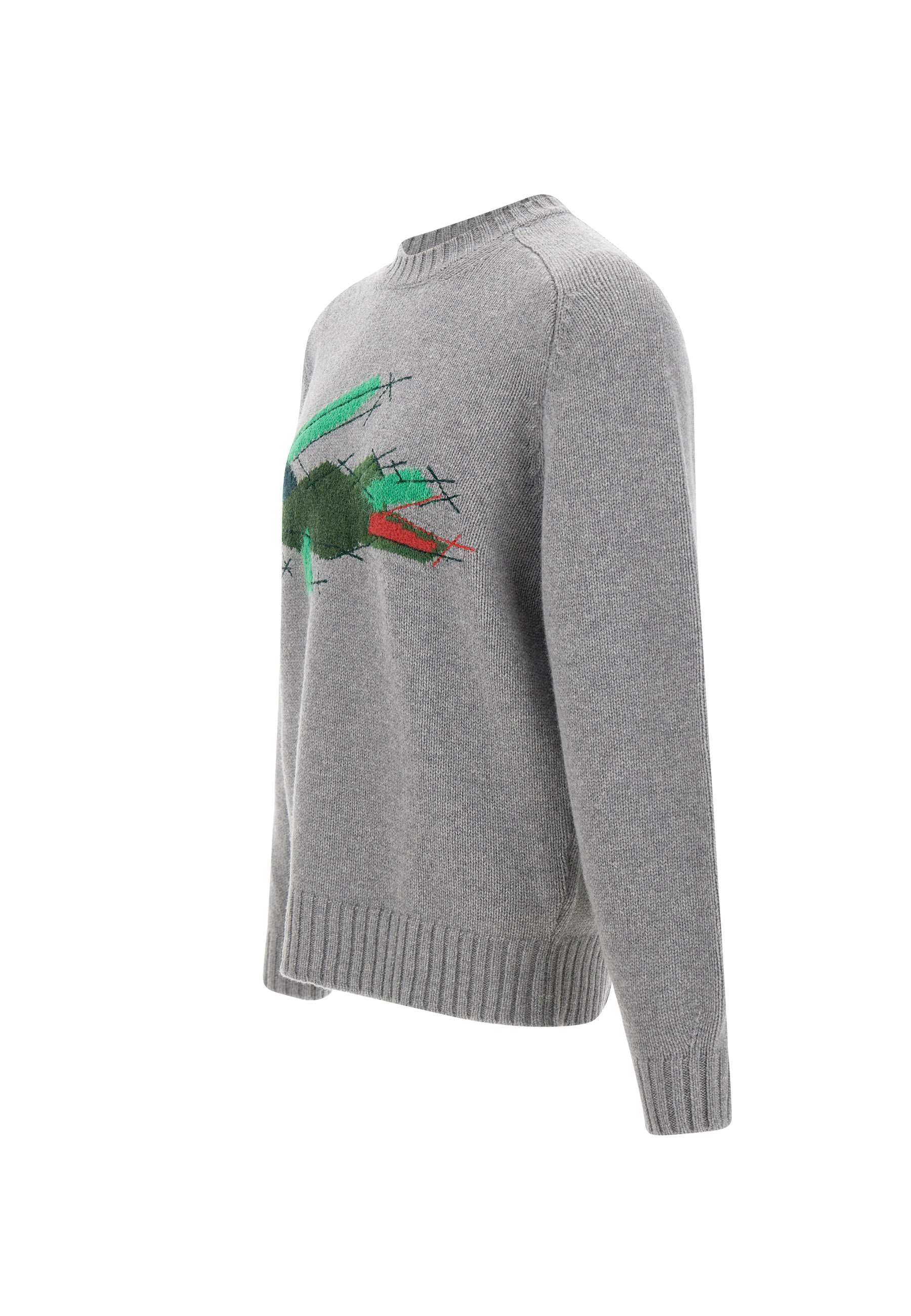 Lacoste AH3145 Man Grey Sweaters - Zuklat