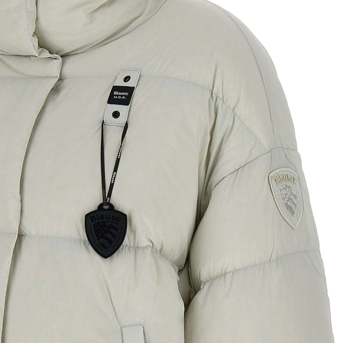 Blauer 24WBLDC03298 Woman White Coats - Zuklat