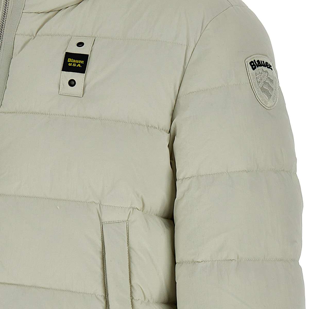 Blauer 24WBLUC02243 Man White Coats - Zuklat