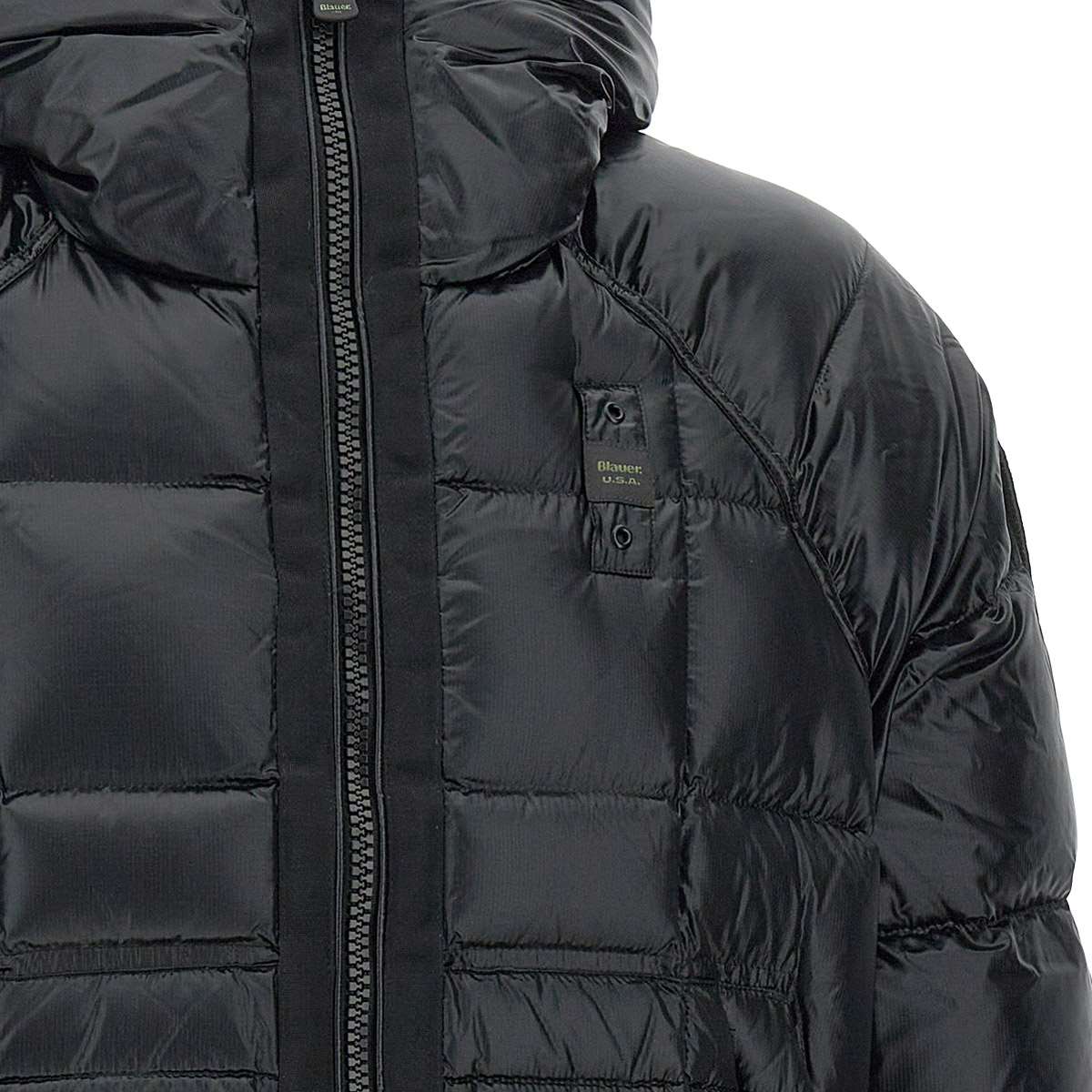 Blauer 24WBLUC03177 Man Black Coats - Zuklat