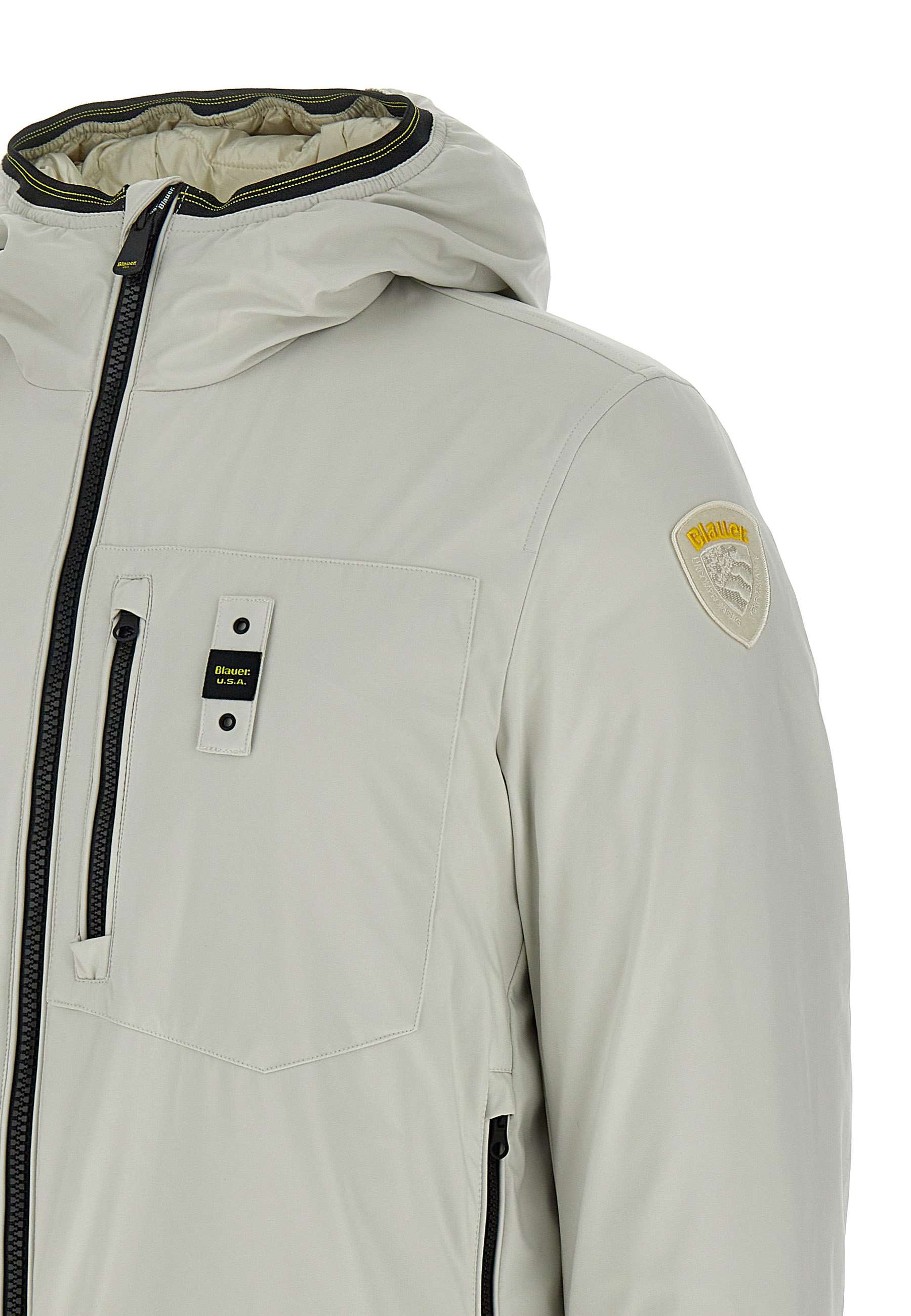 Blauer 24WBLUC08033 Man White Jackets - Zuklat