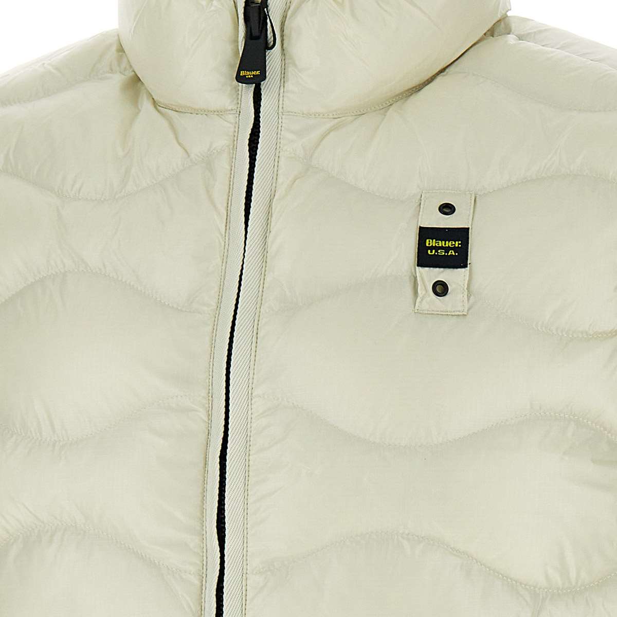 Blauer 24WBLUX02098 Man White Jackets - Zuklat