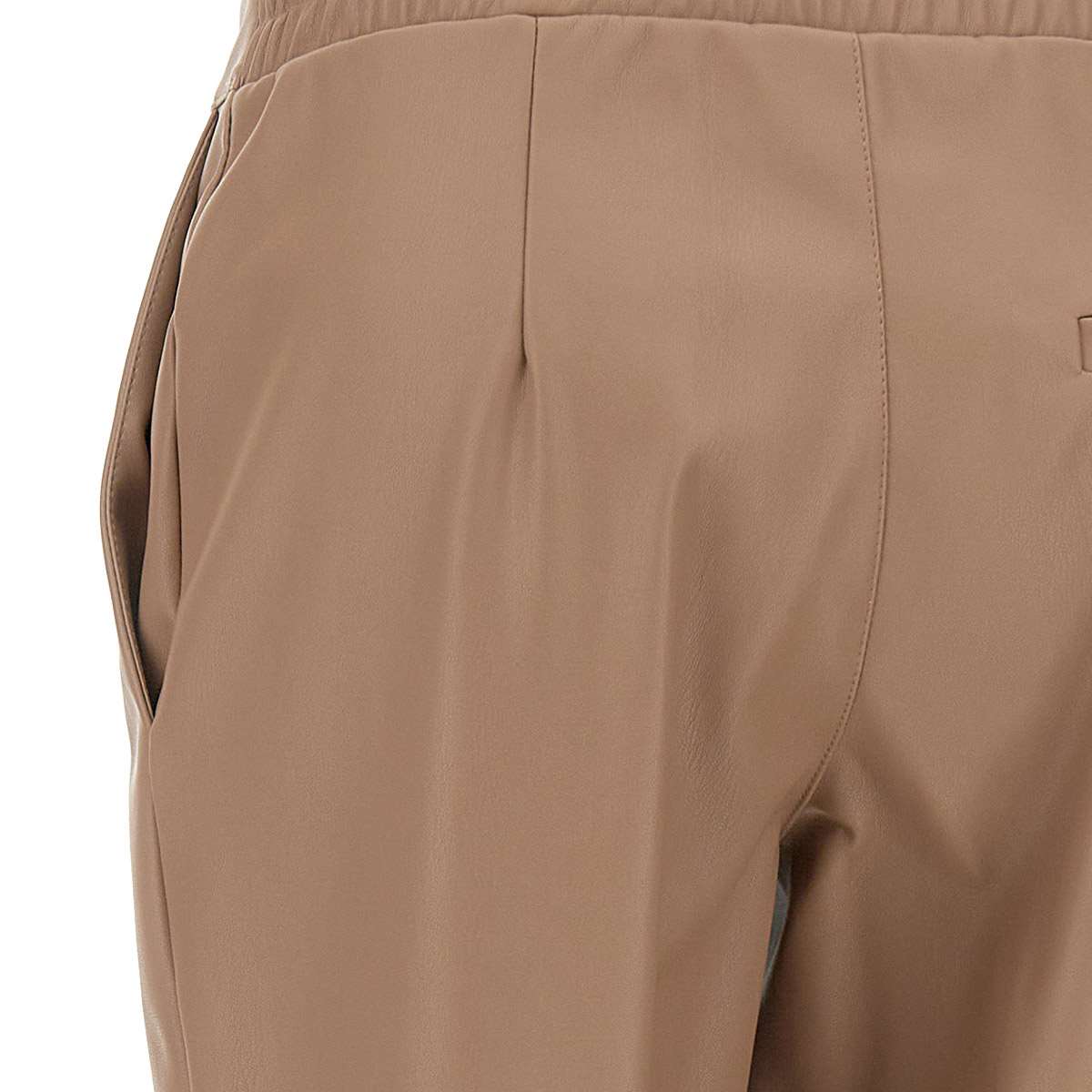 Kaos PI5LE003 Woman Brown Trousers - Zuklat