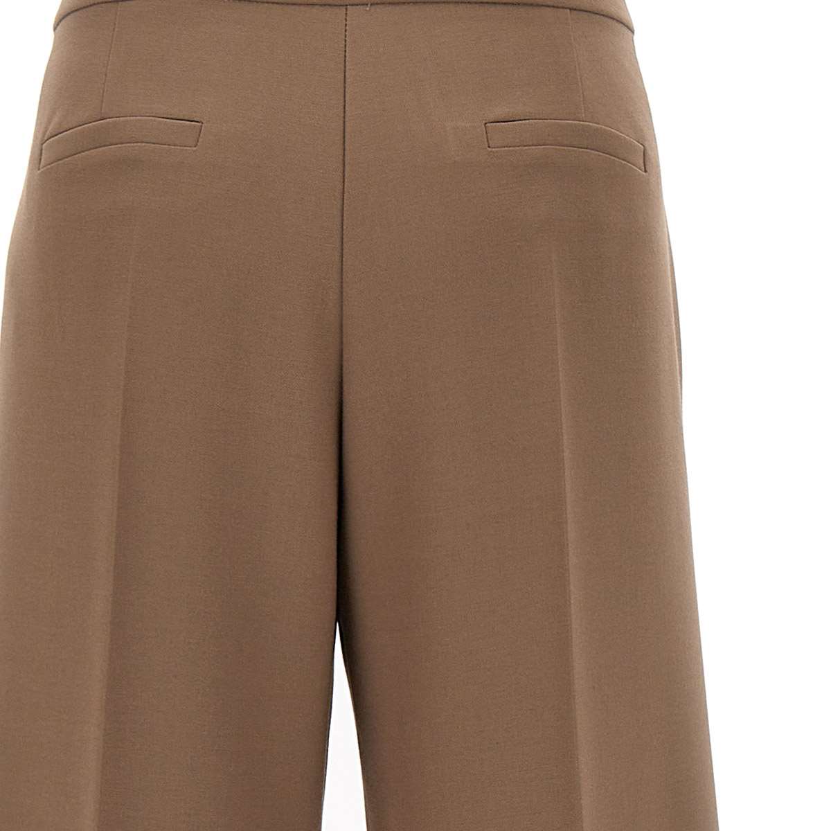 Kaos QI5CO009 Woman Brown Trousers - Zuklat