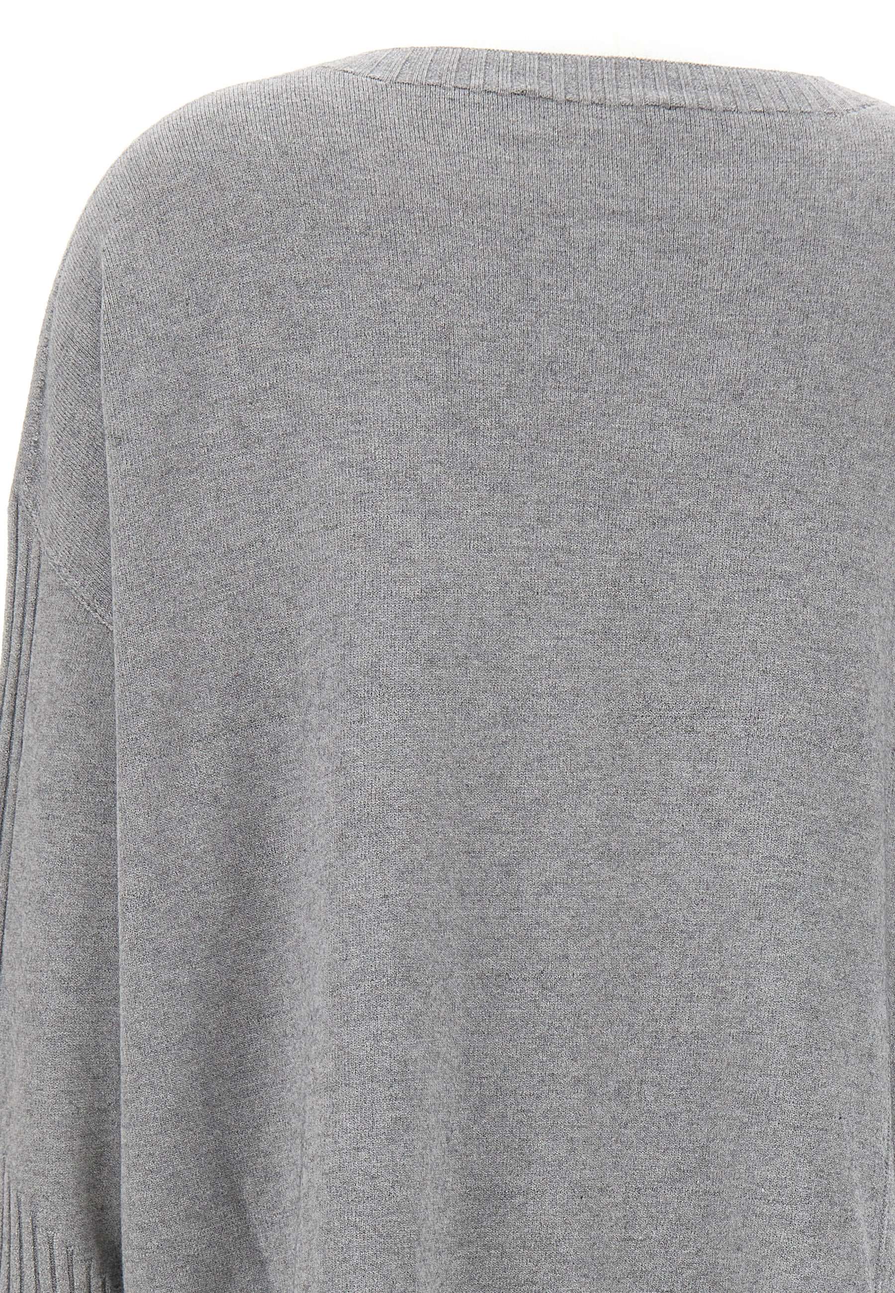 Kaos QIBPT027 Woman Grey Sweaters - Zuklat