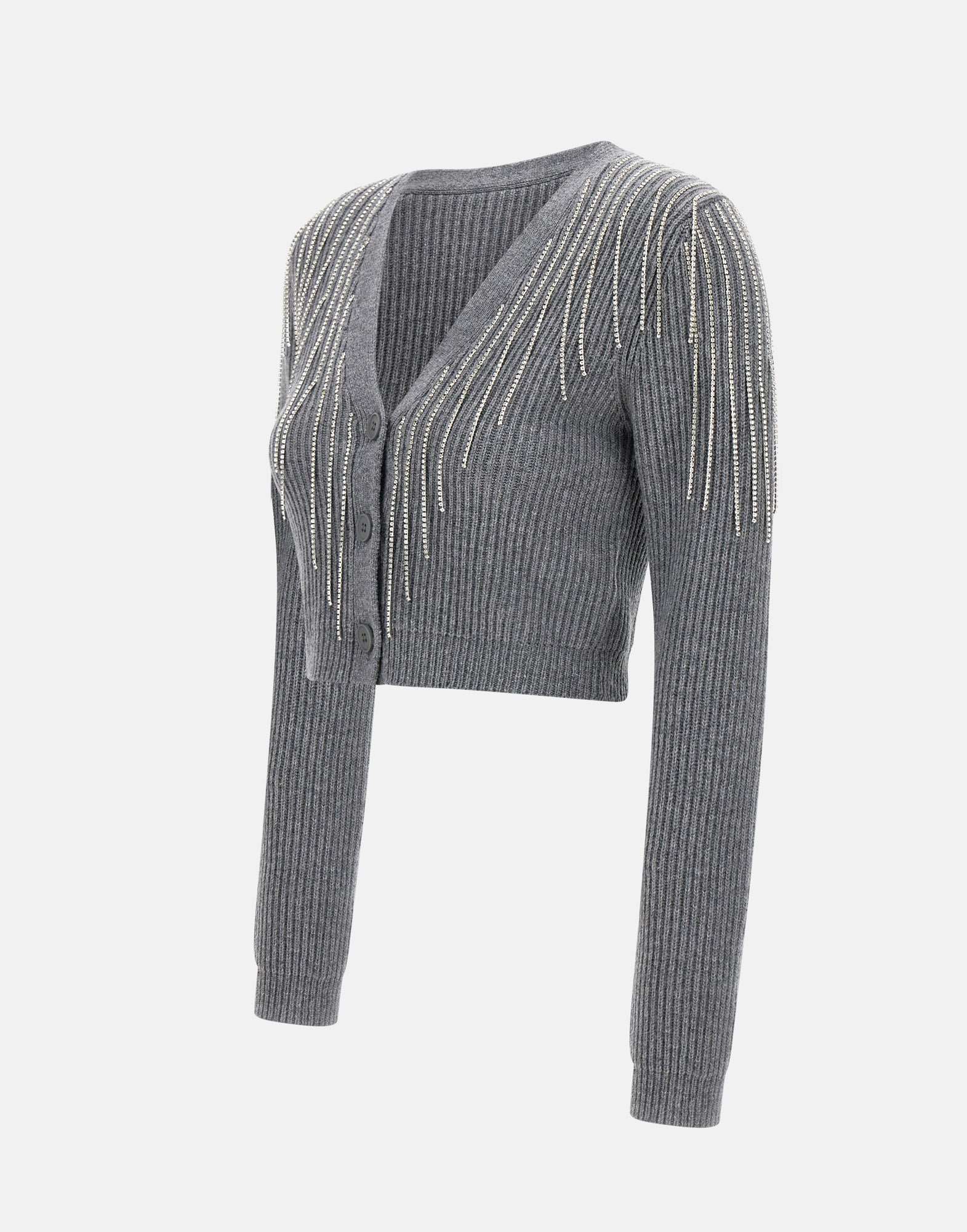 Kaos PIJNT004 Woman Grey Sweaters - Zuklat