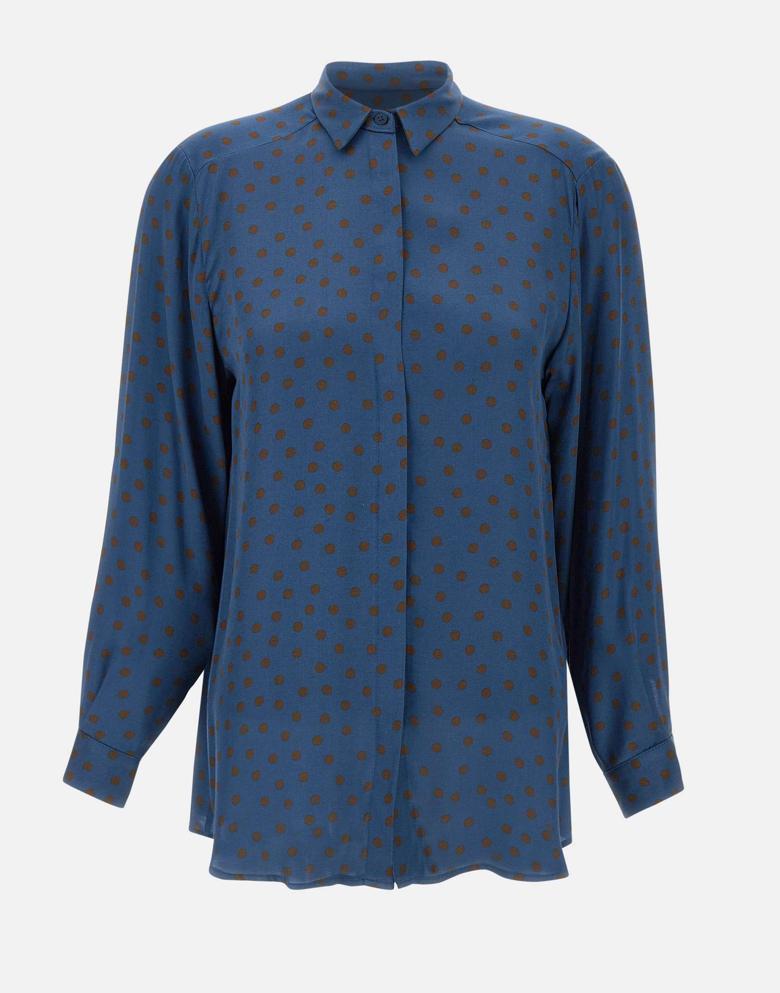 Kaos PI1TZ044 Woman Blue Shirts - Zuklat