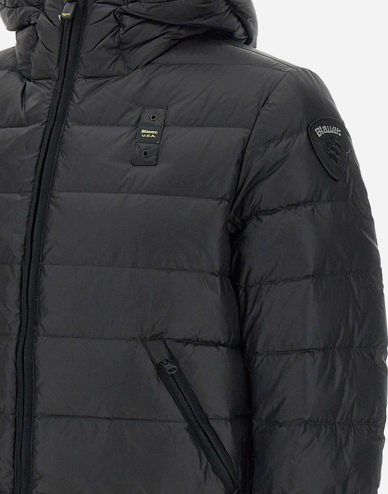 Blauer 24WBLUC03023 Man Black Coats - Zuklat