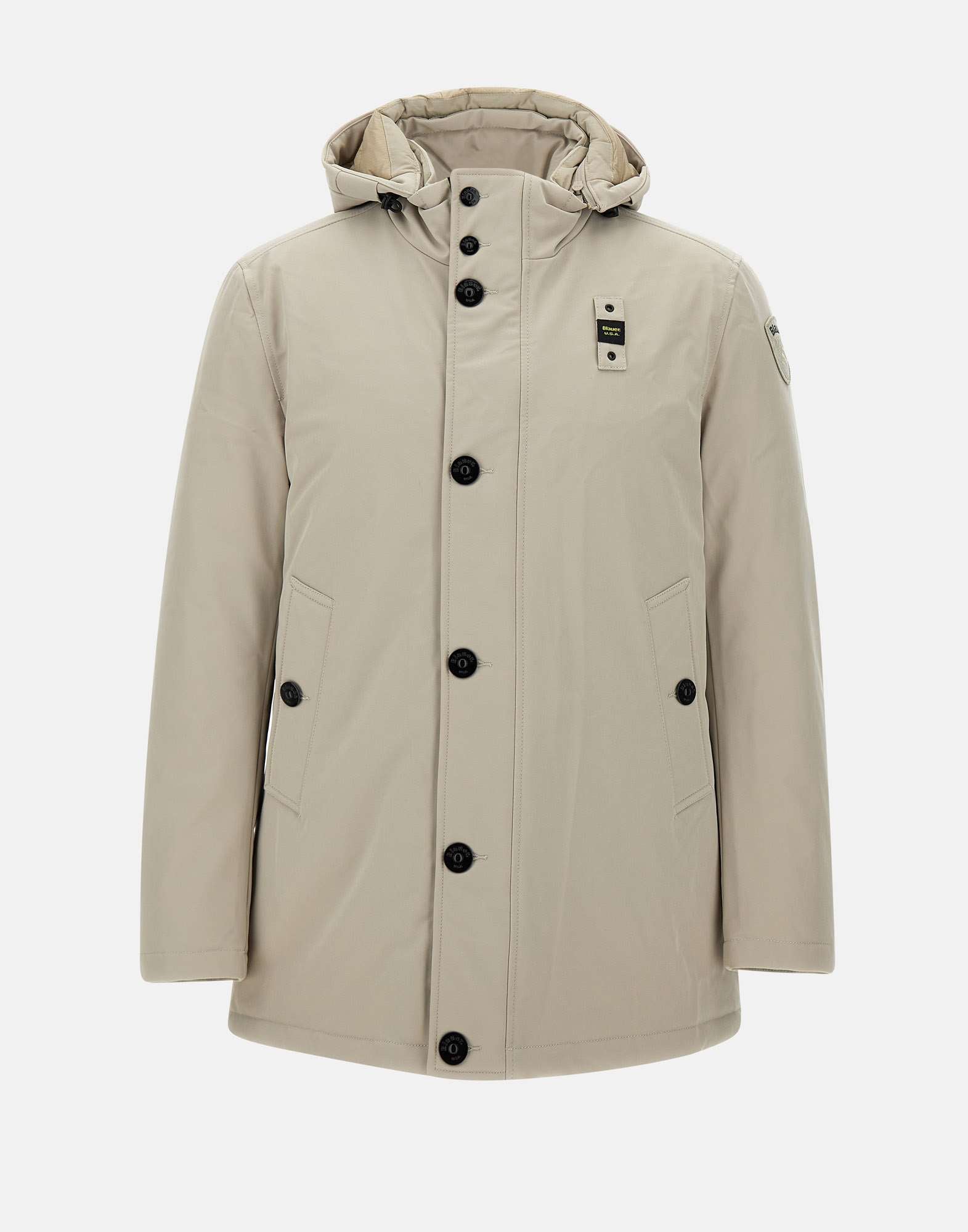 Blauer 24WBLUK03035 Man Beige Coats - Zuklat