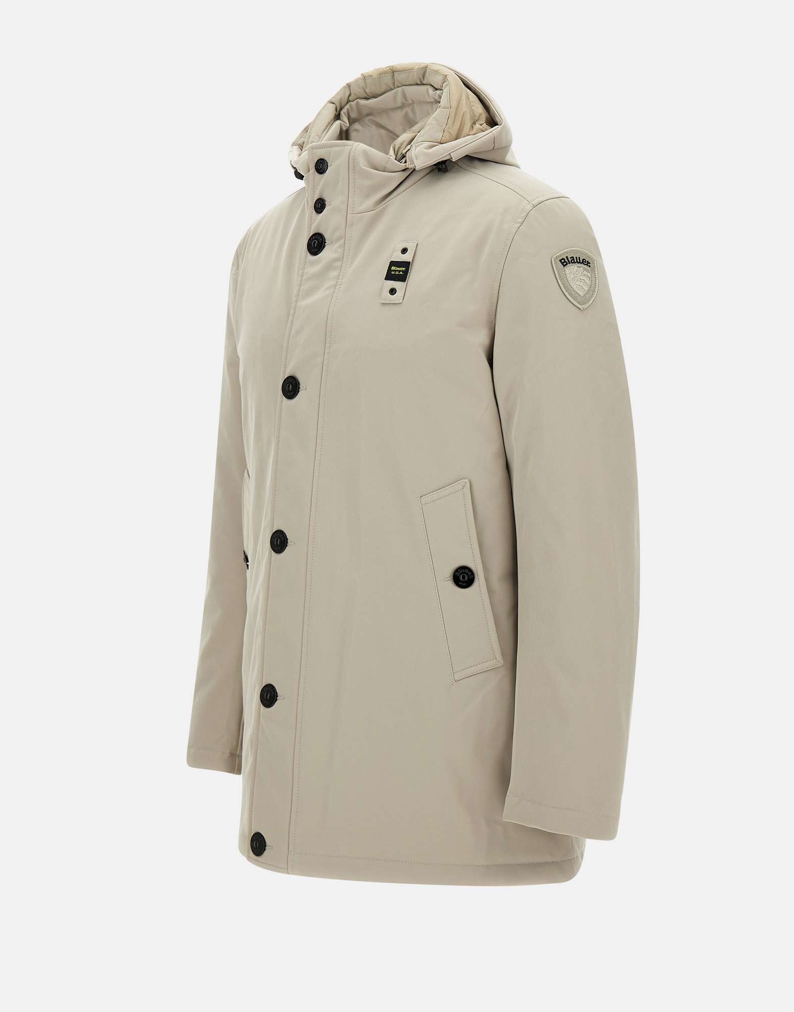 Blauer 24WBLUK03035 Man Beige Coats - Zuklat