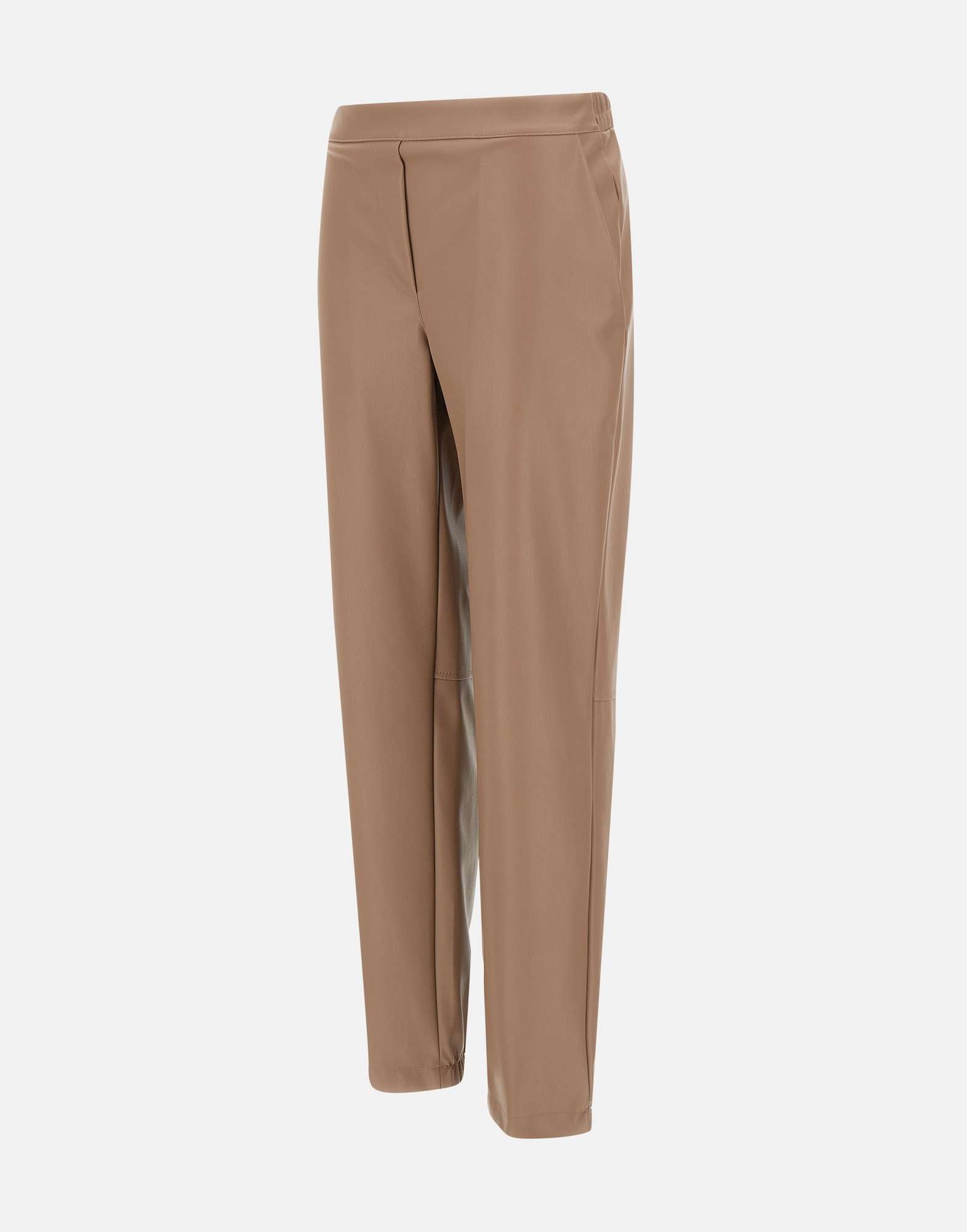 Kaos PI5LE003 Woman Brown Trousers - Zuklat